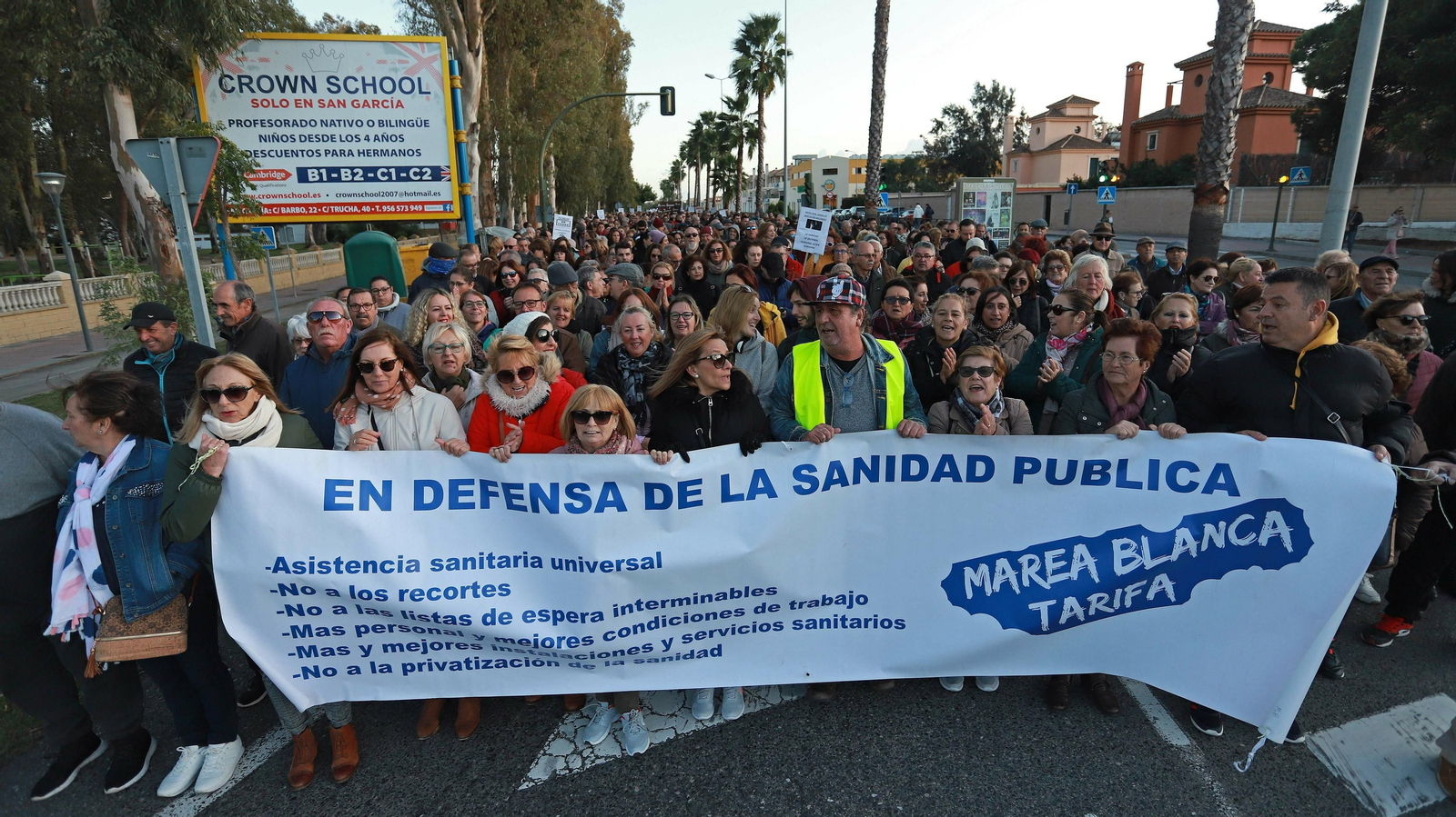 Las mejores fotos de la manifestación por la sanidad en Algeciras