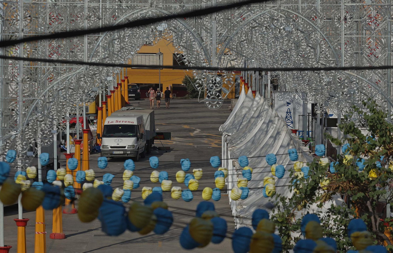 Fotos del desmontaje de la Feria Real de Algeciras