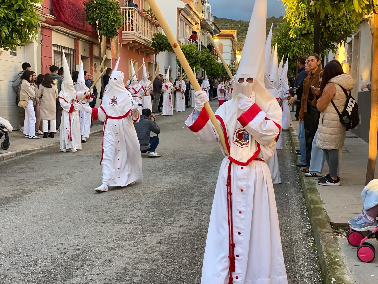 La procesión de la Hermandad de la Sentencia y Paz
