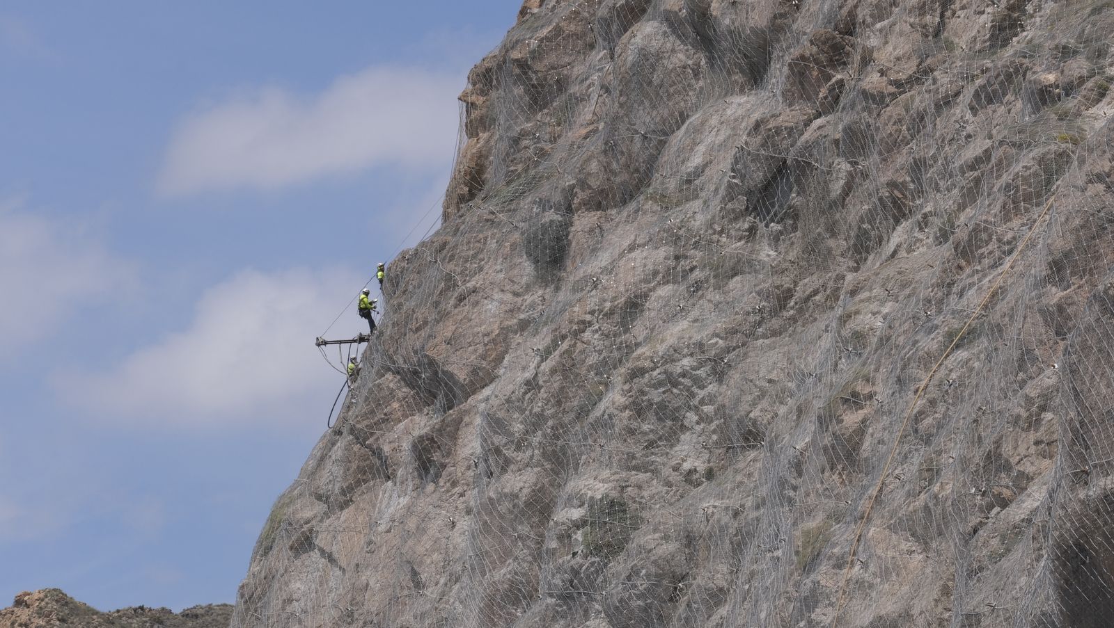 Fotogalería visita obras carretera El Cañarete-Almería-Aguadulce