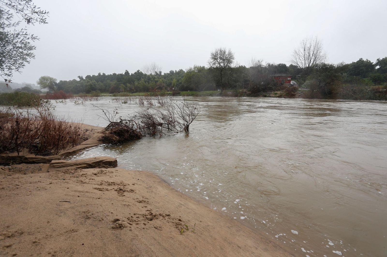 Fotos: La borrasca Joseph amenaza Jimena con la crecida del Hozgarganta