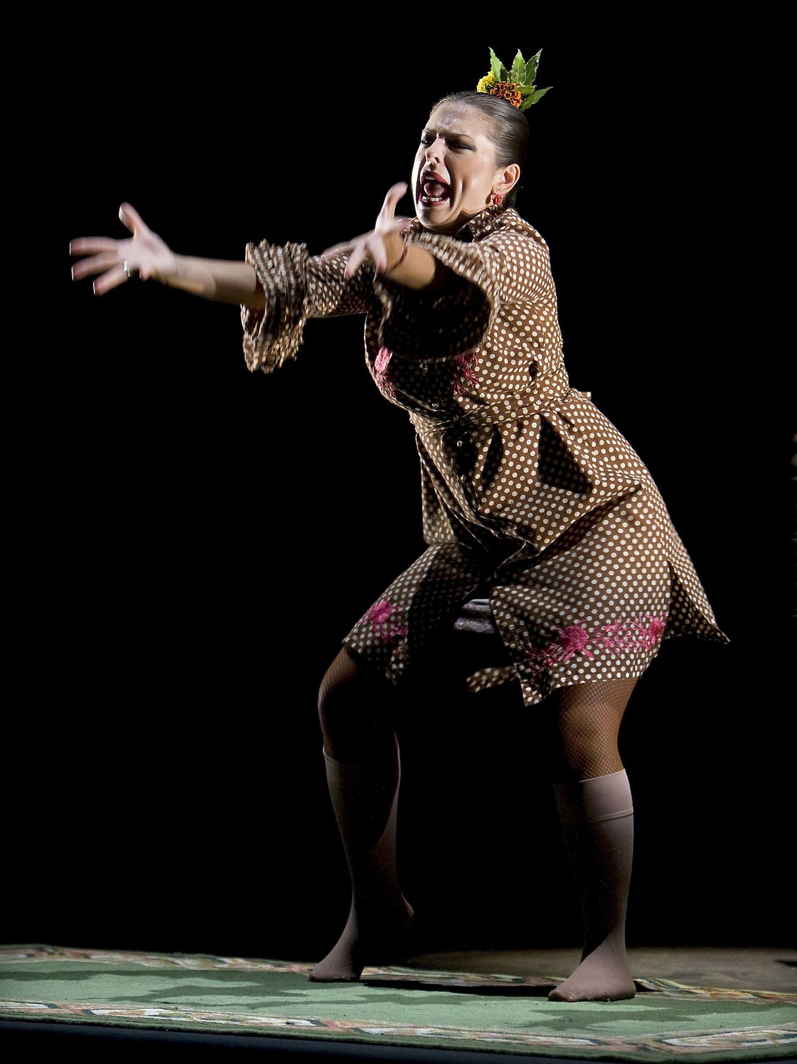 Pastora Galván bailando el tango