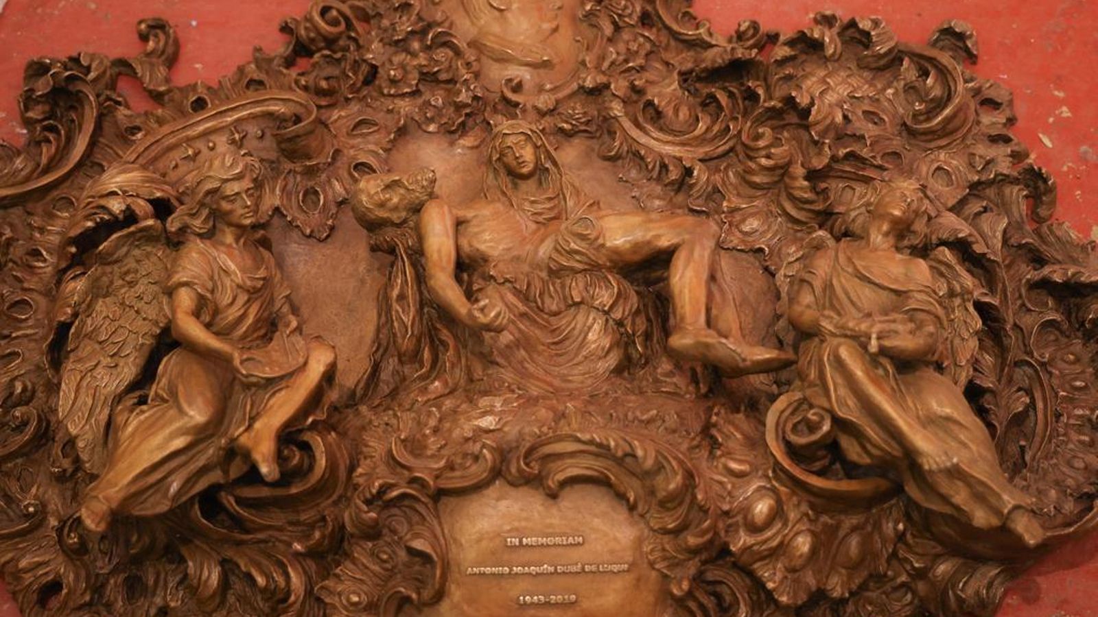 Detalle del monumento funerario