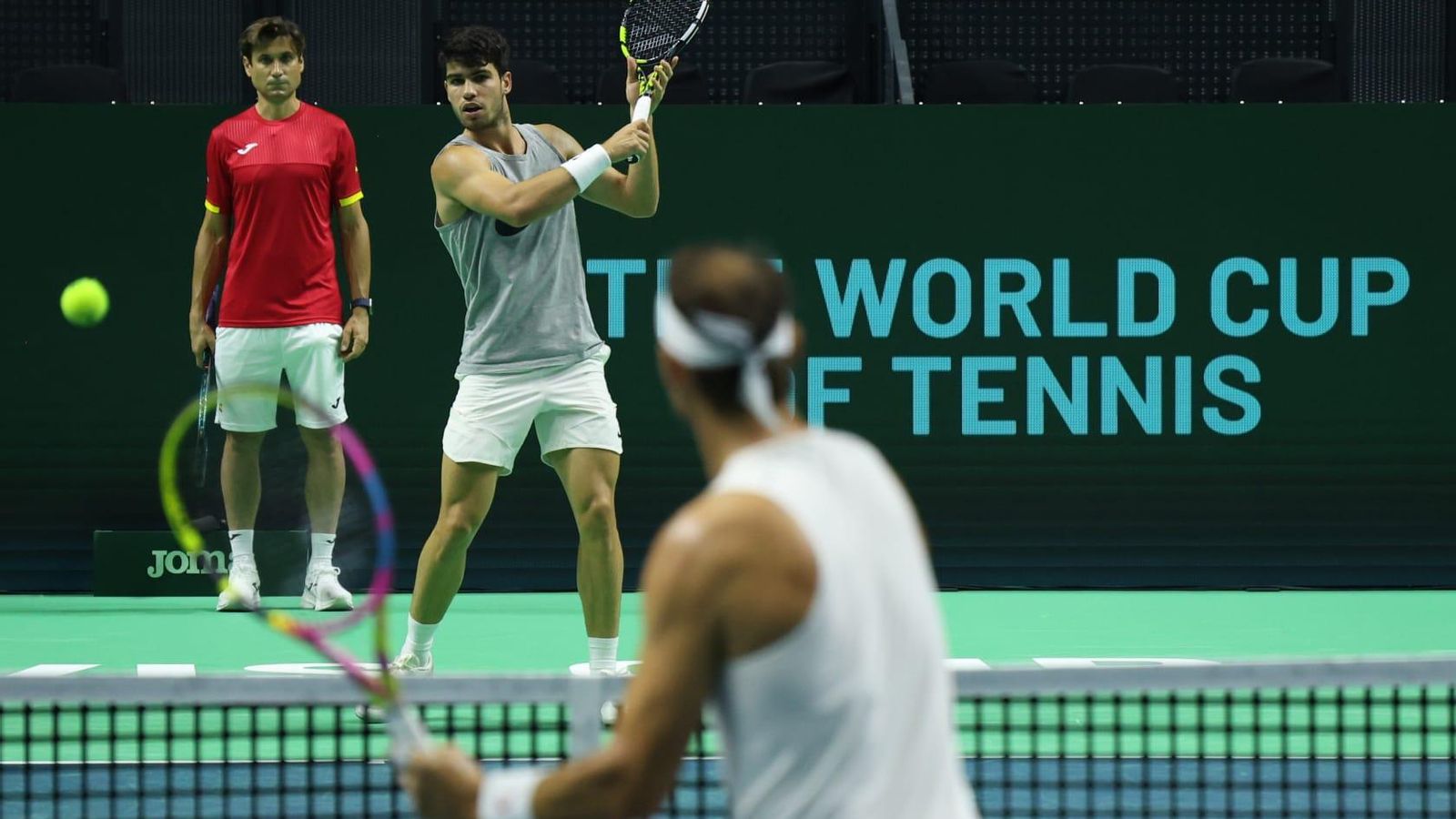 Rafa Nadal-Carlos Alcaraz, ocho juegos a tope con empate antes de la Copa Davis
