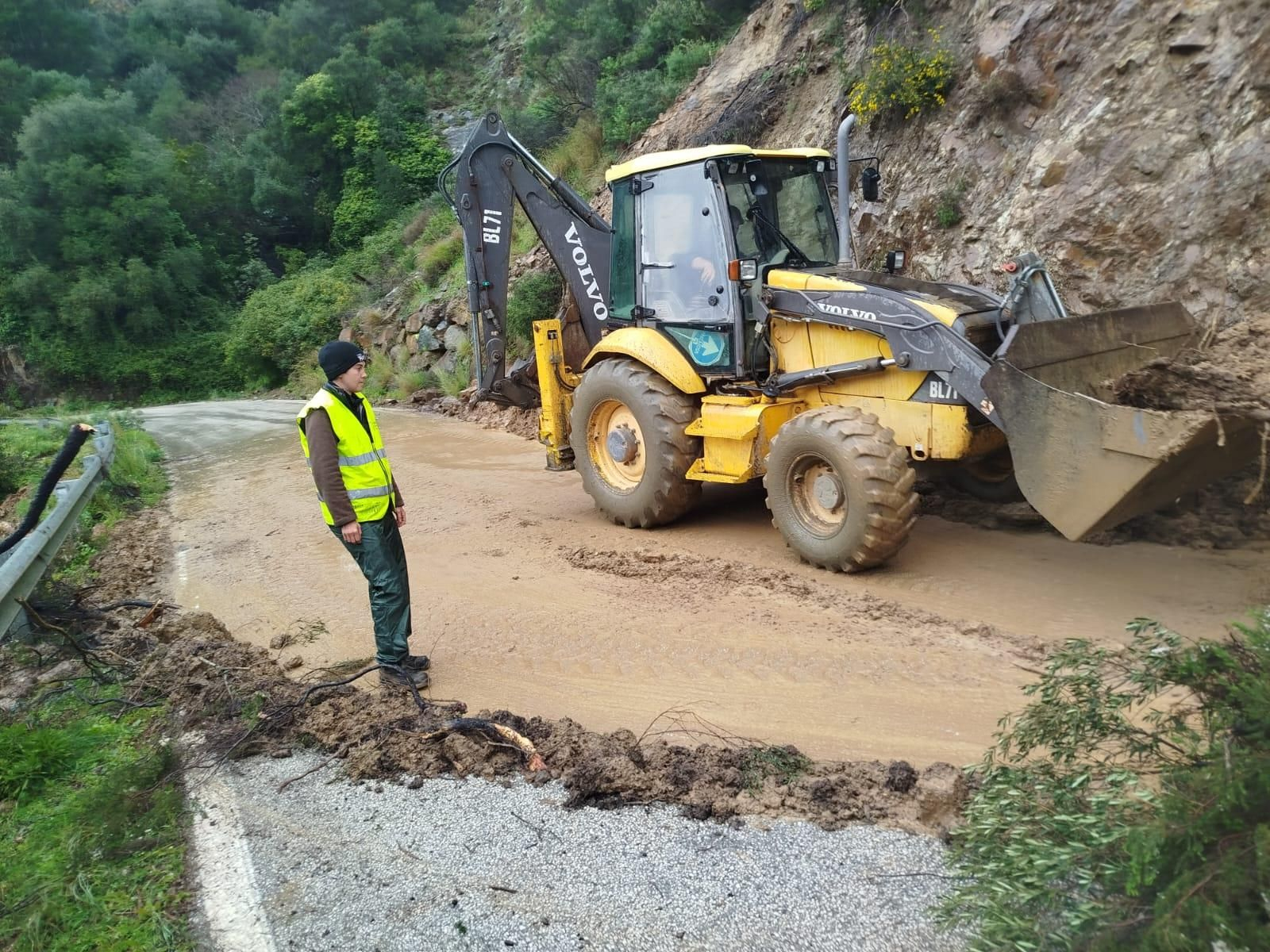 Imagenes de la provincia de Málaga tras el paso de la borrasca 'Jana'