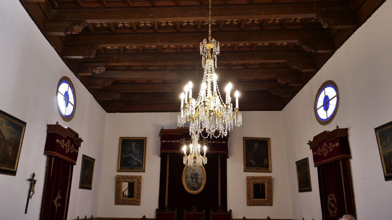 Artesonado de la Sala Capitular.