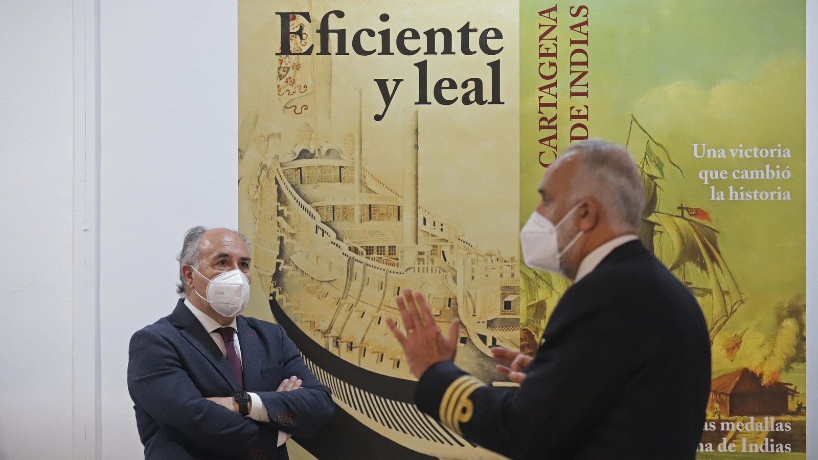 Fotos de la inauguración de la exposición sobre Blas de Lezo en Algeciras
