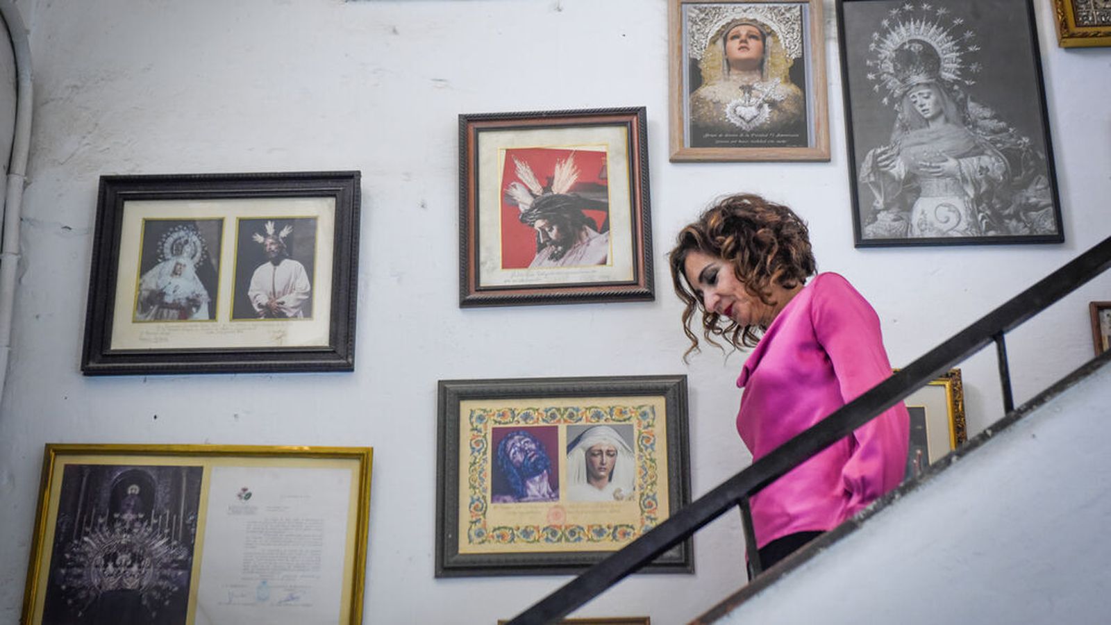 Montero en el taller de los Hermanos Delgado