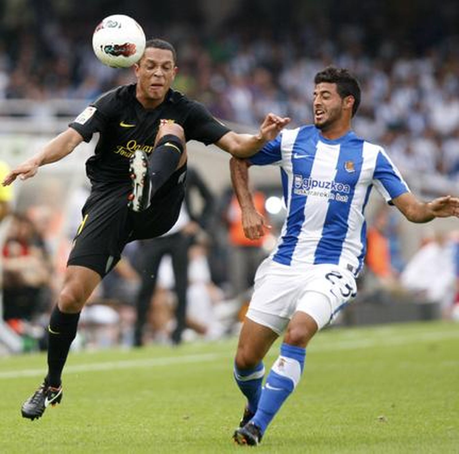 El Barcelona 'pincha' por primera vez en la temporada ante la Real Sociedad. / EFE