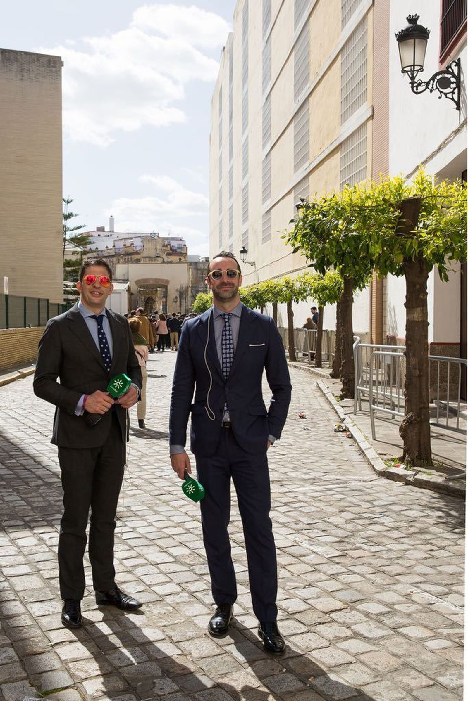 Los periodistas José Manuel de la Linde y Antonio Cattoni.