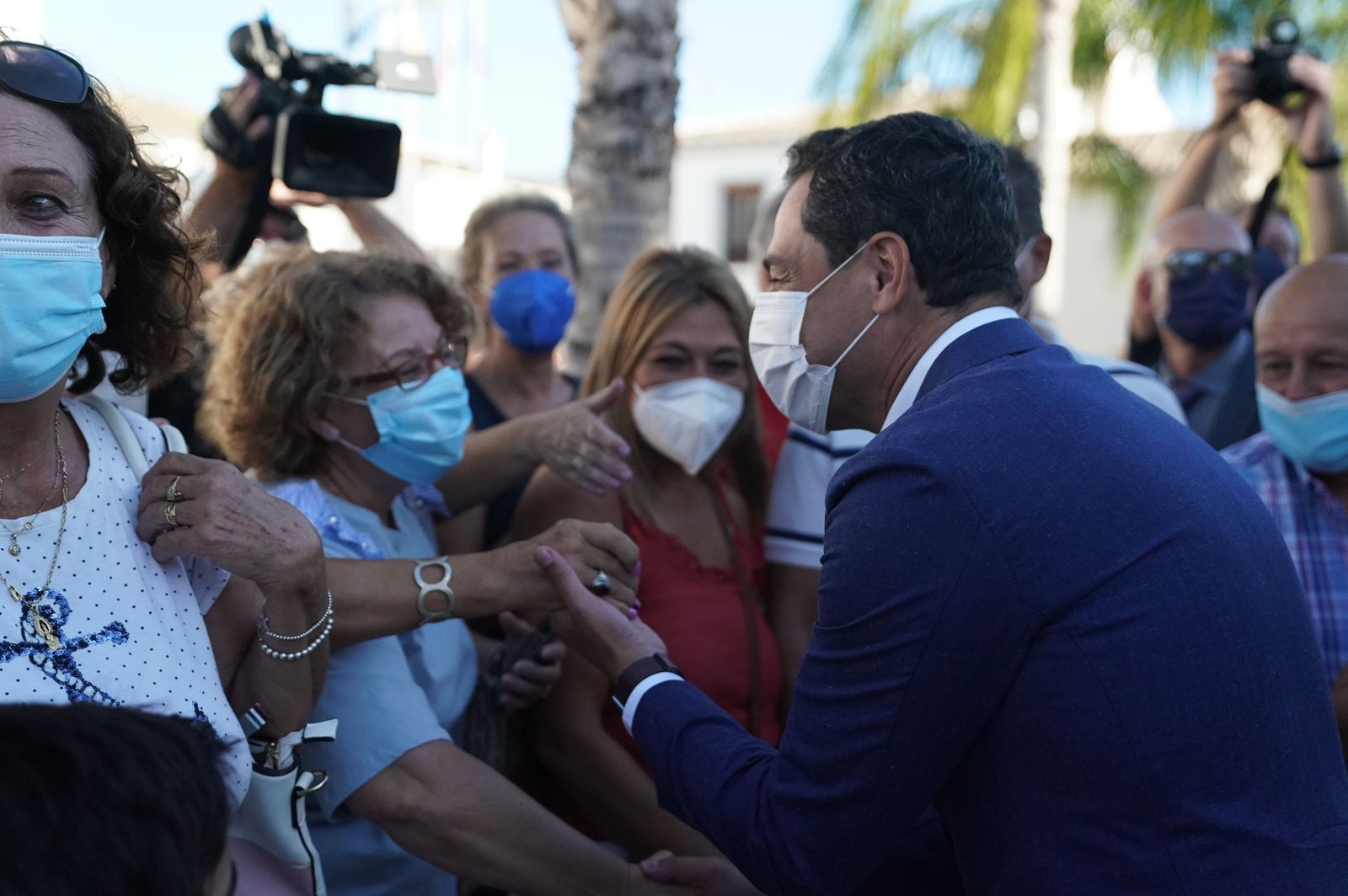 Moreno, este miércoles en su visita al Valle del Guadalhorce.