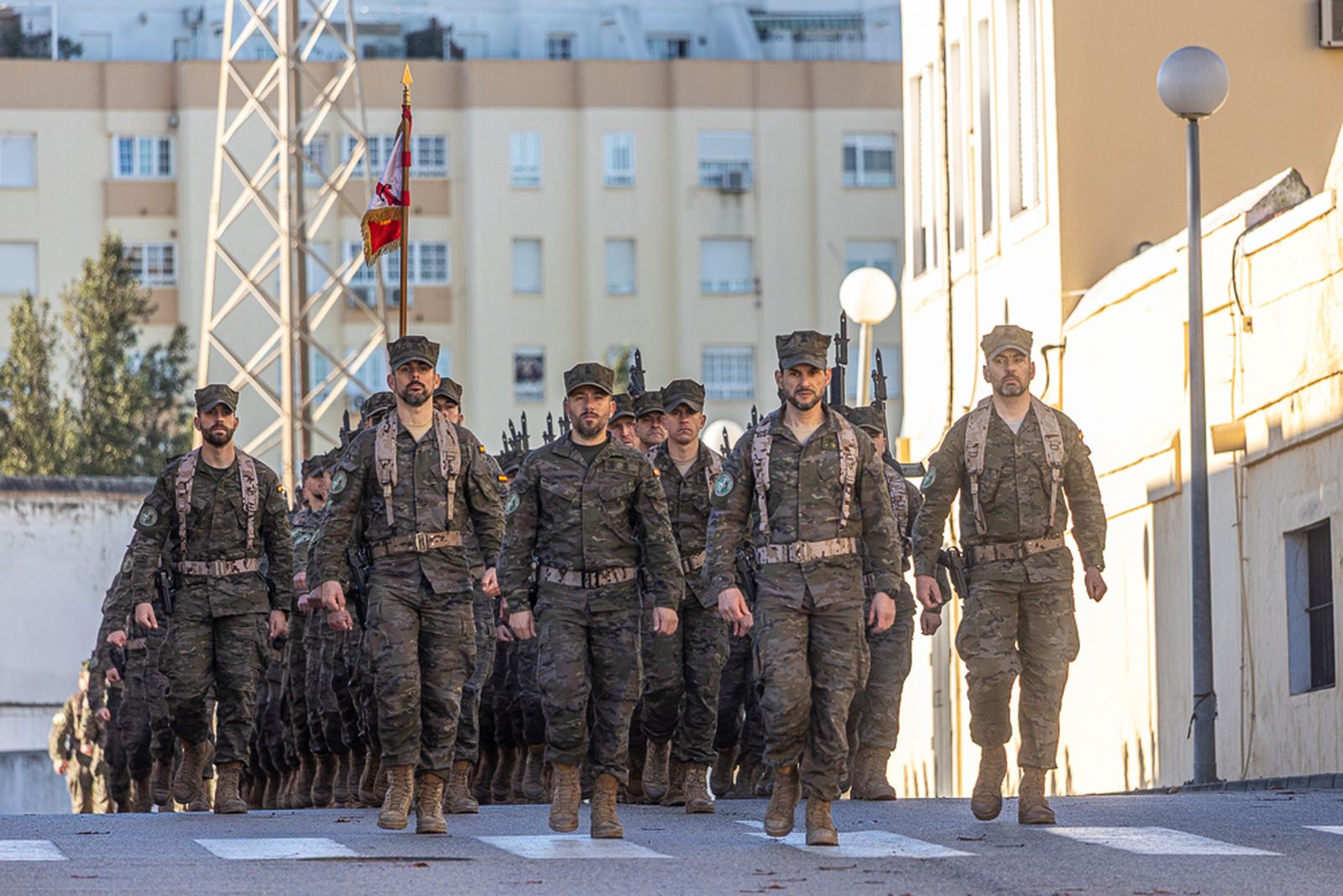 Bienvenida a los infantes de marina desplegados en Rumanía