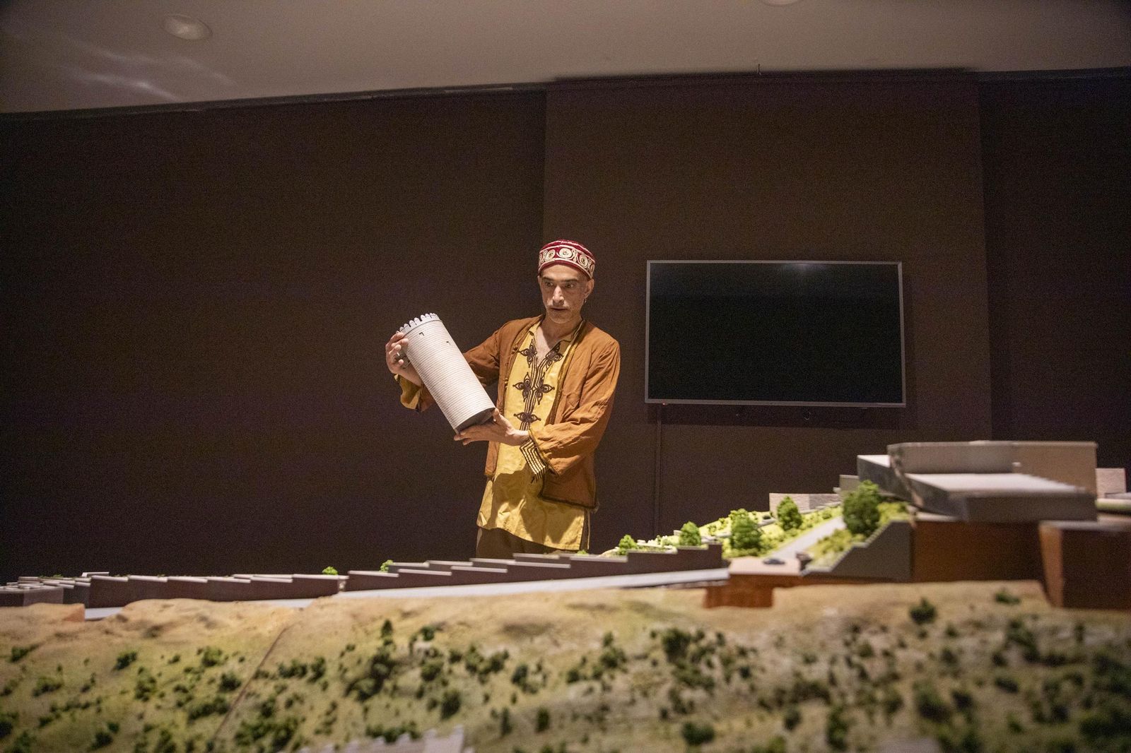 Presentación de la maqueta de la Alcazaba de Almería, en imágenes