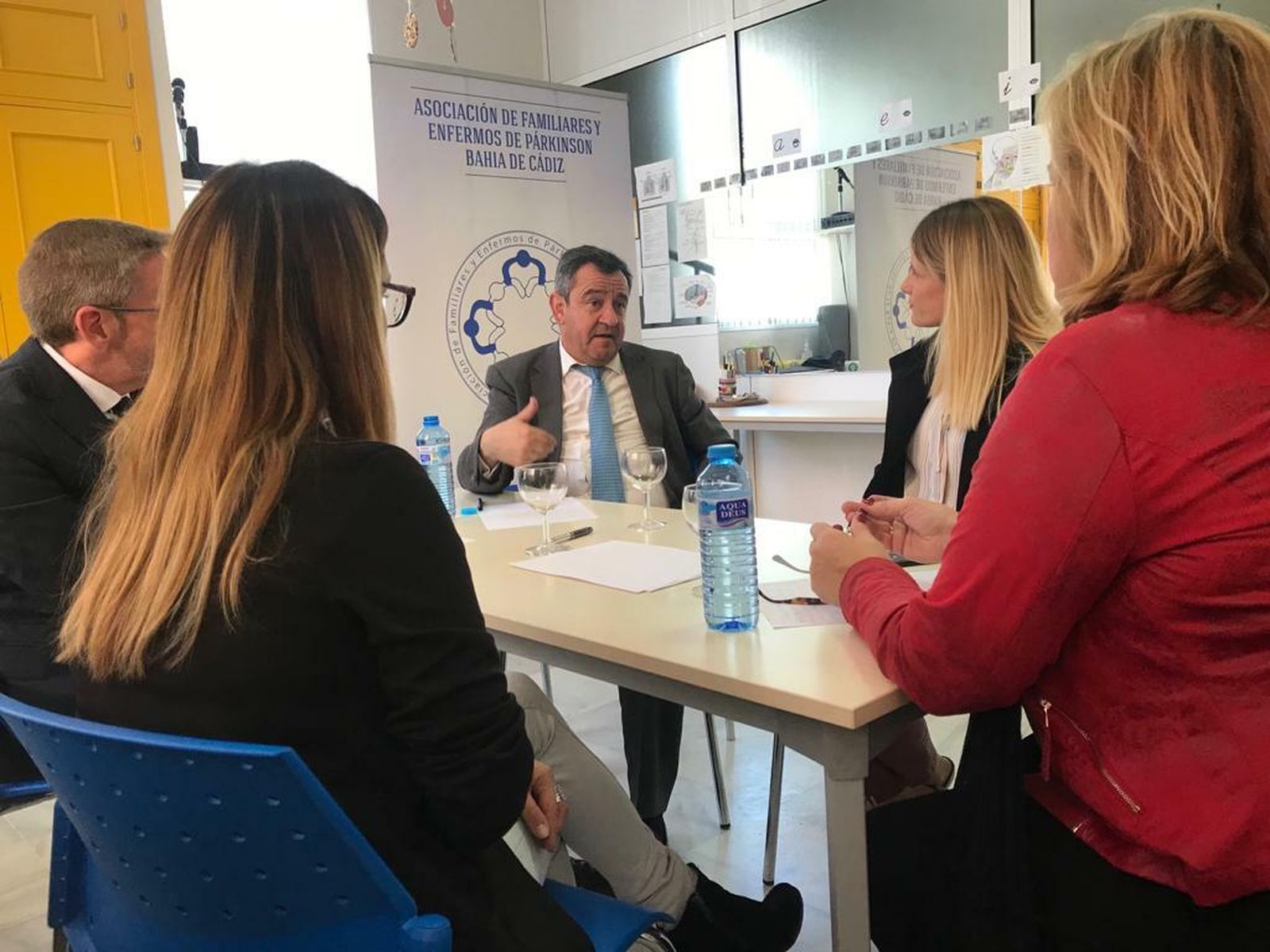 Loaiza, reunido con la directiva de Parkinson Bahía de Cádiz.