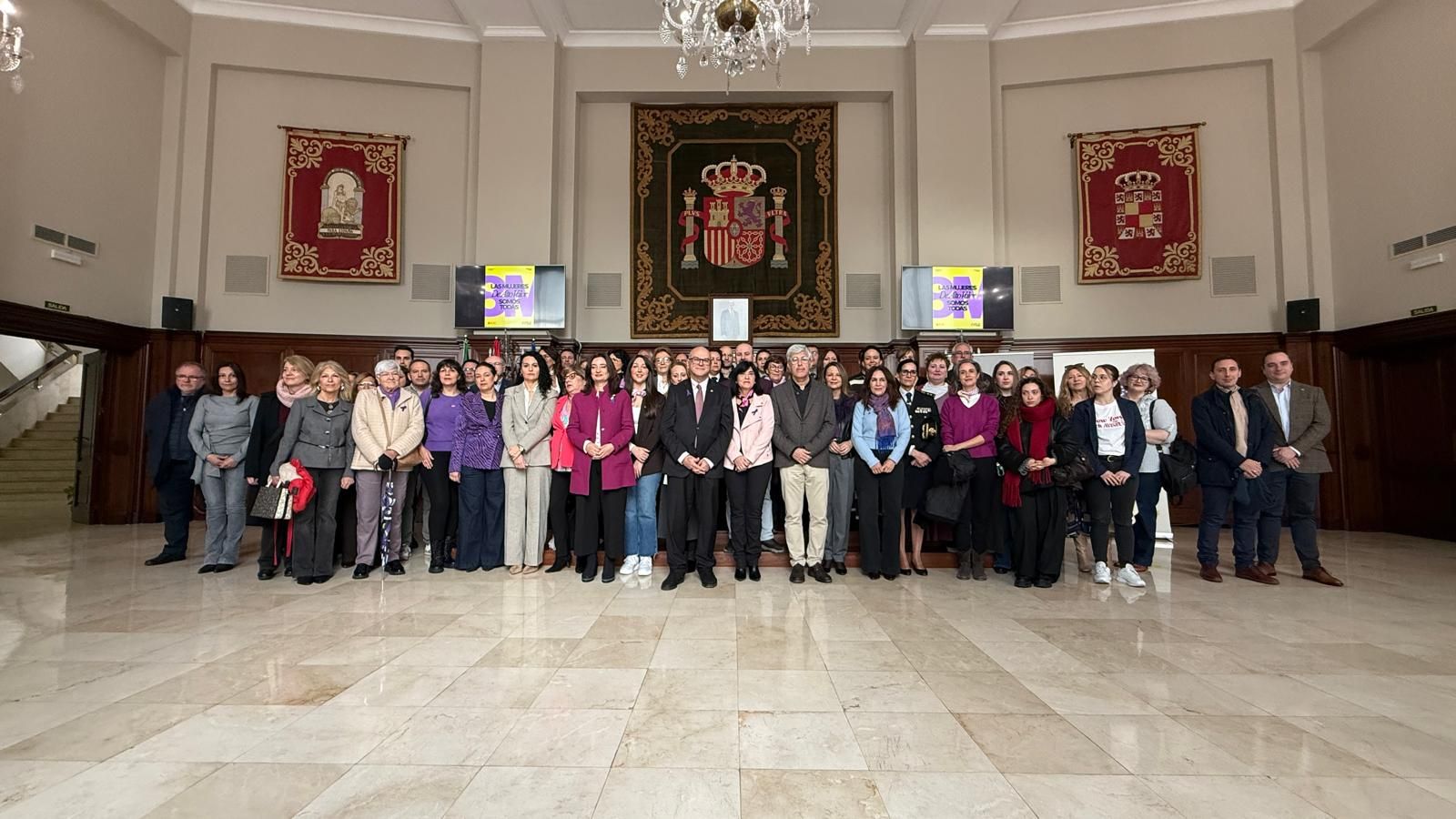 Acto en conmemoración del 8M en la Subdelegación del Gobierno de Jaén.