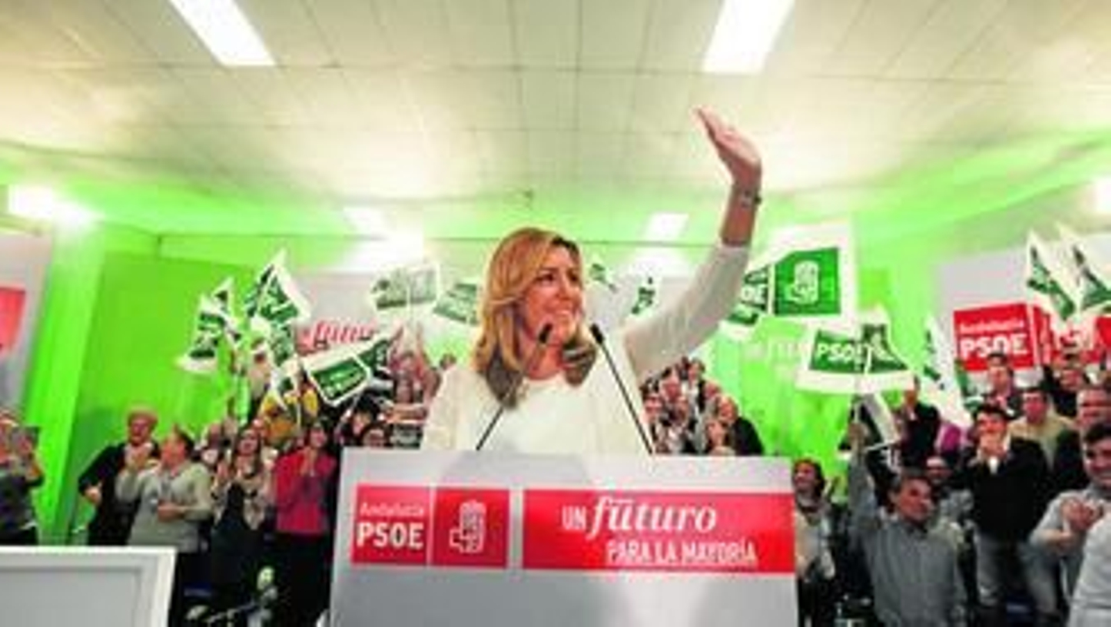 Susana Díaz congregó a más de mil simpatizantes de toda la provincia.