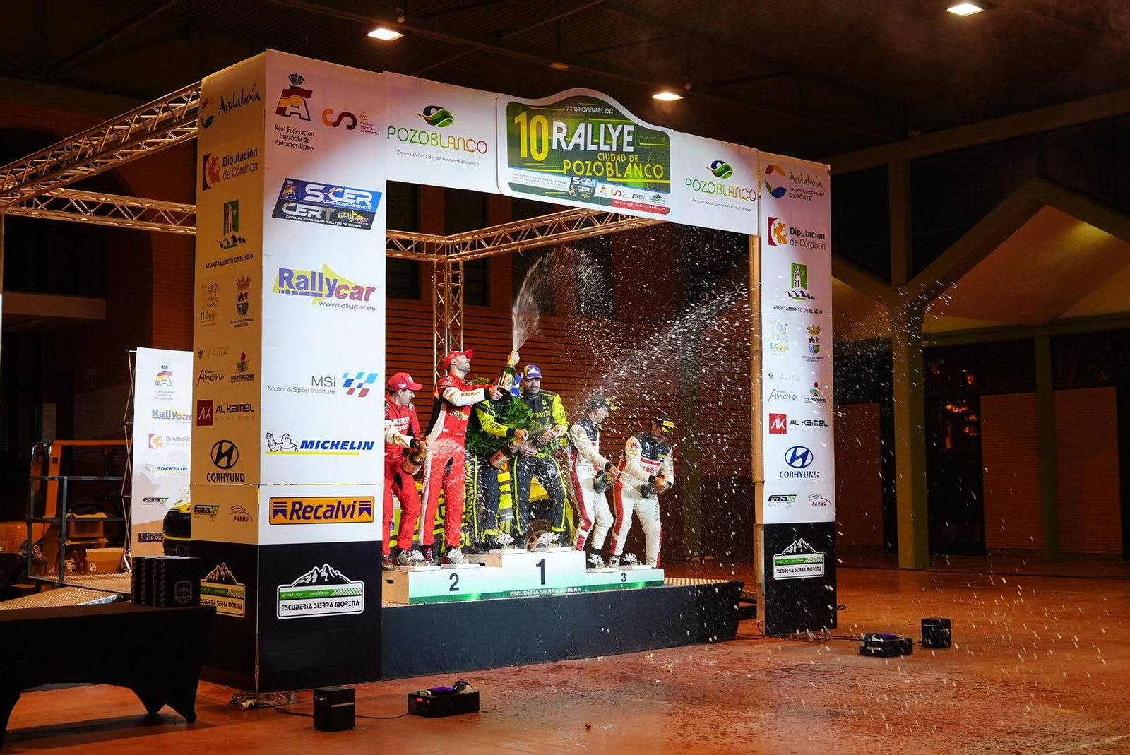 Las mejores imágenes de la entrega de premios del Rallye Ciudad de Pozoblanco