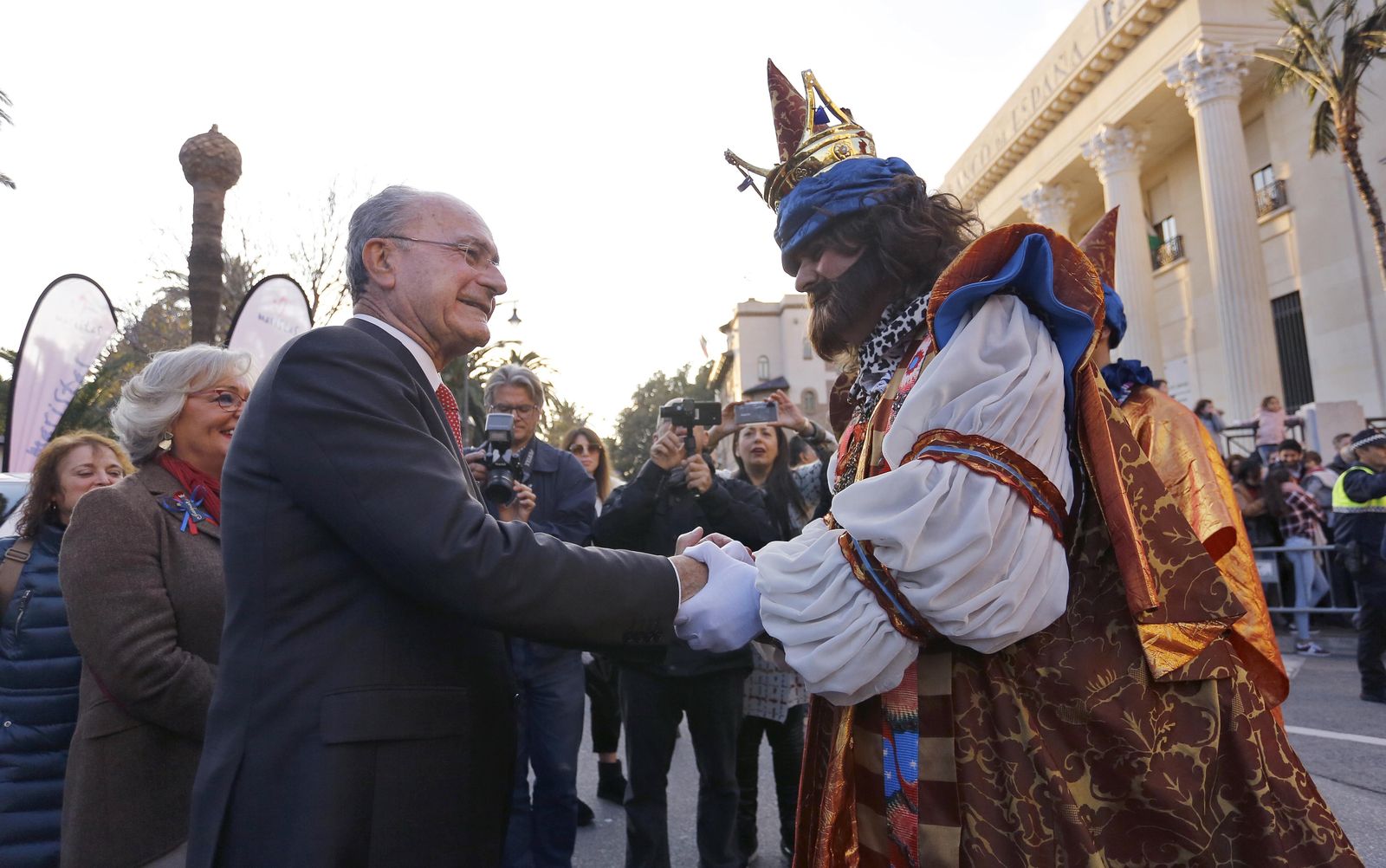 Fotos de la Cabalgata de Reyes Magos en Málaga 2020