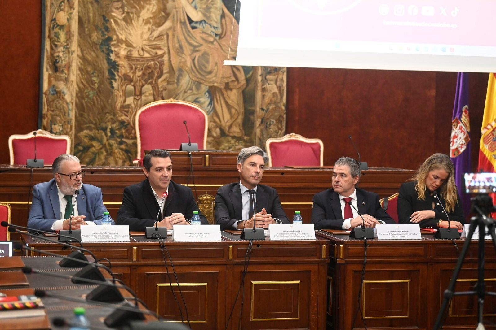 La presentación de los pregoneros, exaltadores y cartelistas de la Semana Santa y Glorias de Córdoba 2026, en fotos