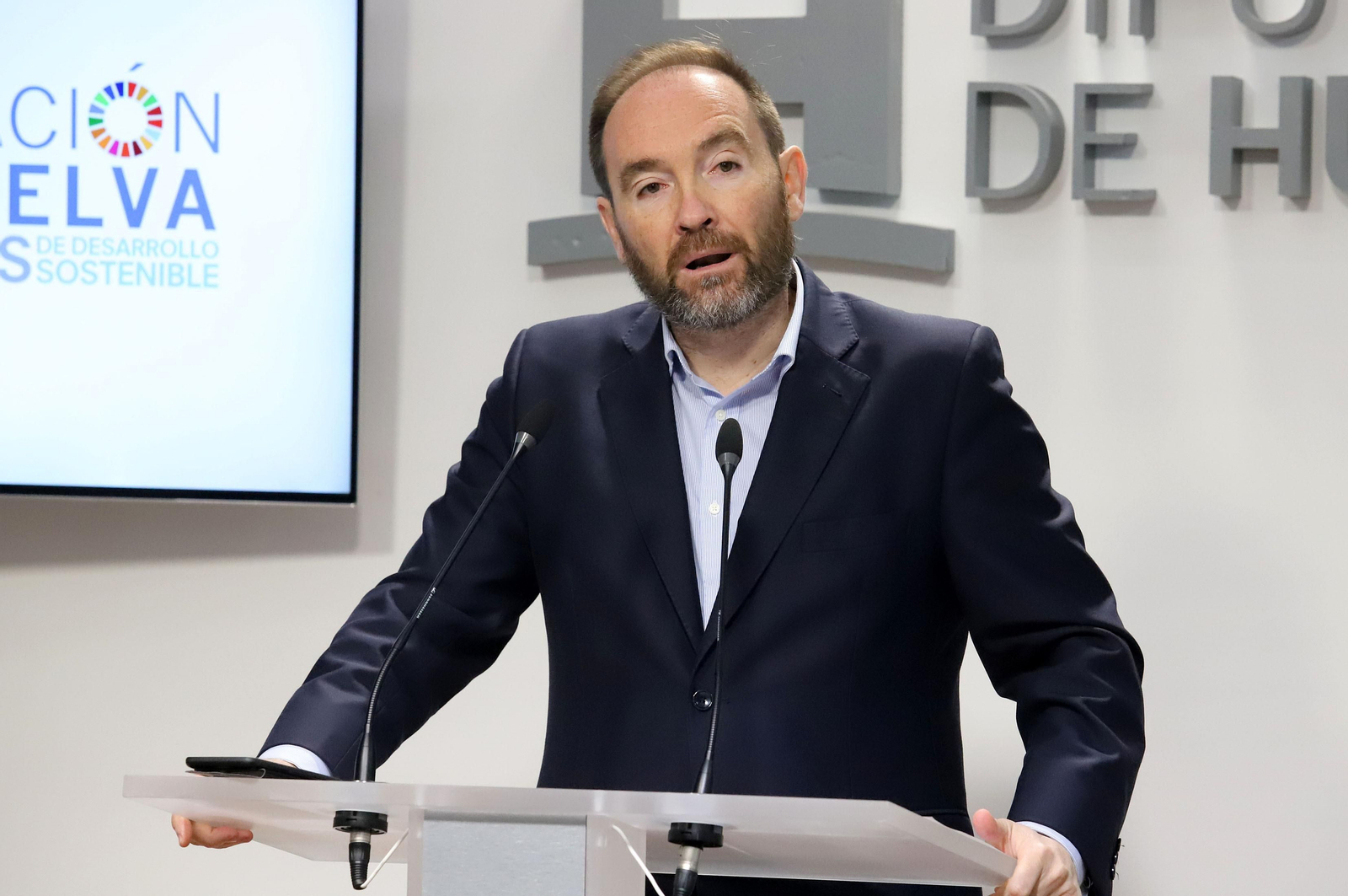 El vicepresidente de la Diputación y portavoz del equipo de gobierno, José Fernández