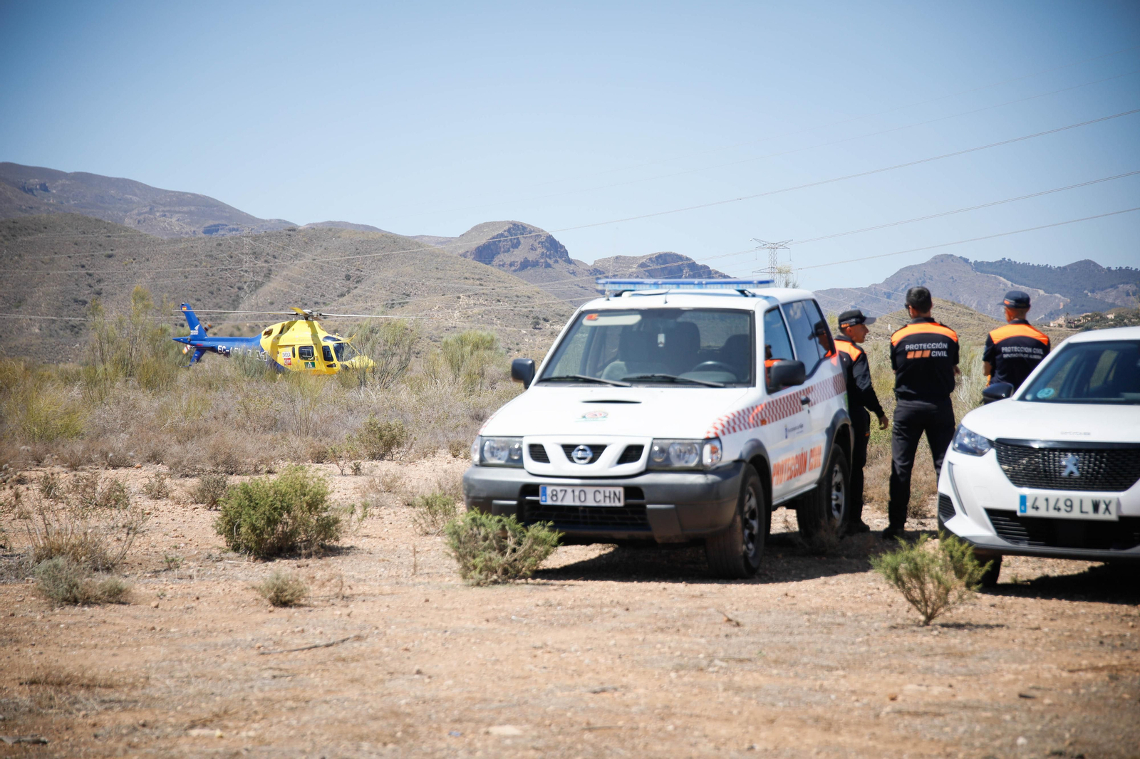Así se ha vivido el simulacro de incendio forestal en Turre