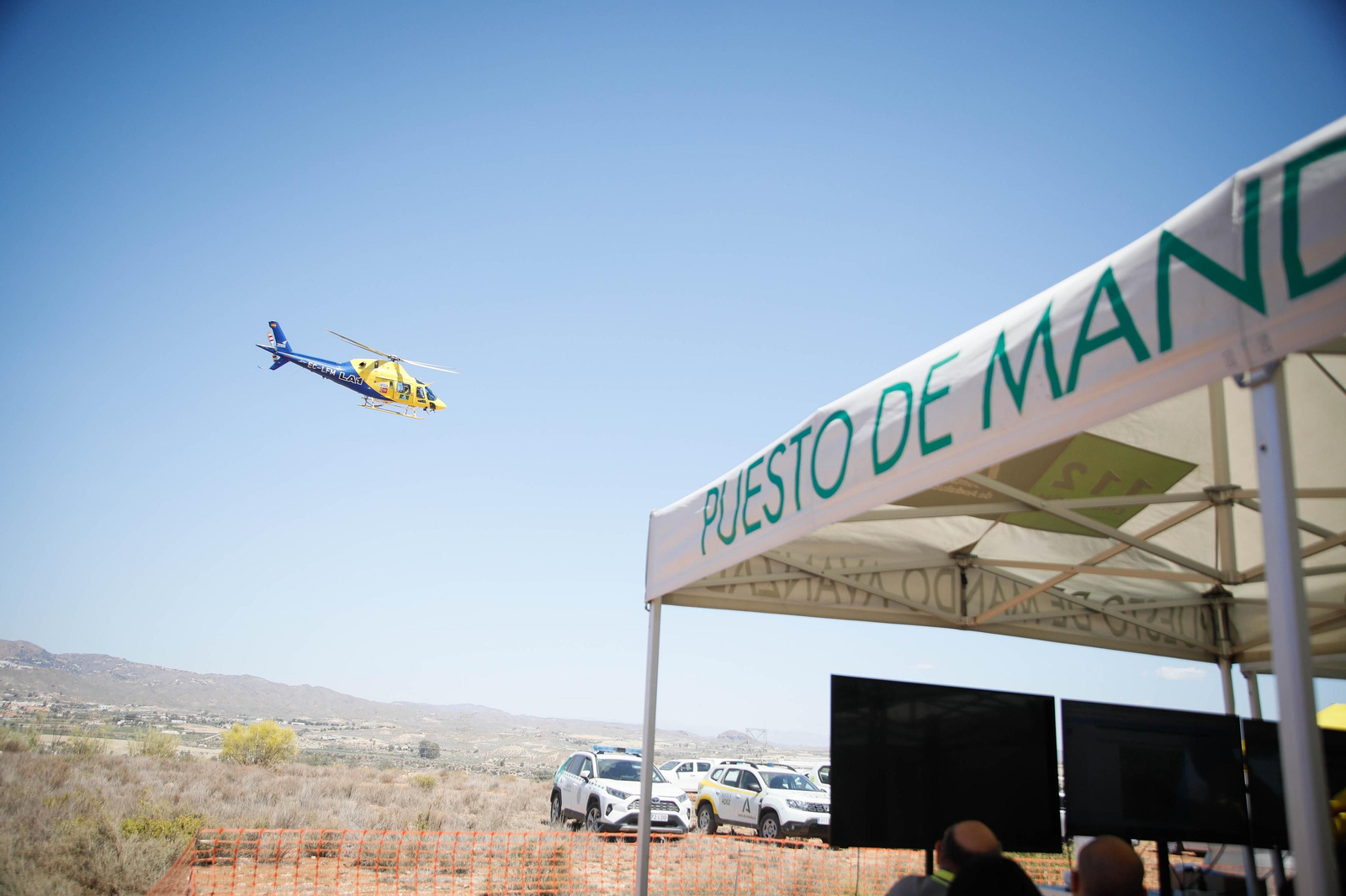 Así se ha vivido el simulacro de incendio forestal en Turre