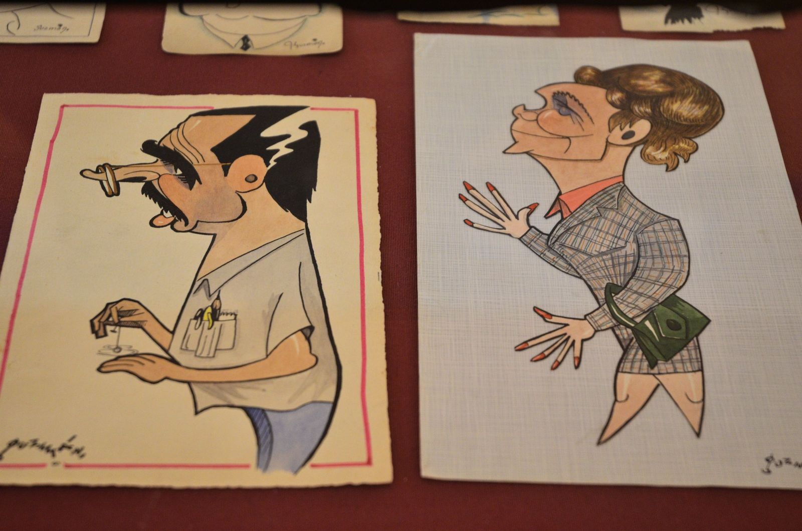 Más de 400 caricaturas para entender el Jaén del siglo XX: la obra de Juan Guzmán, en imágenes