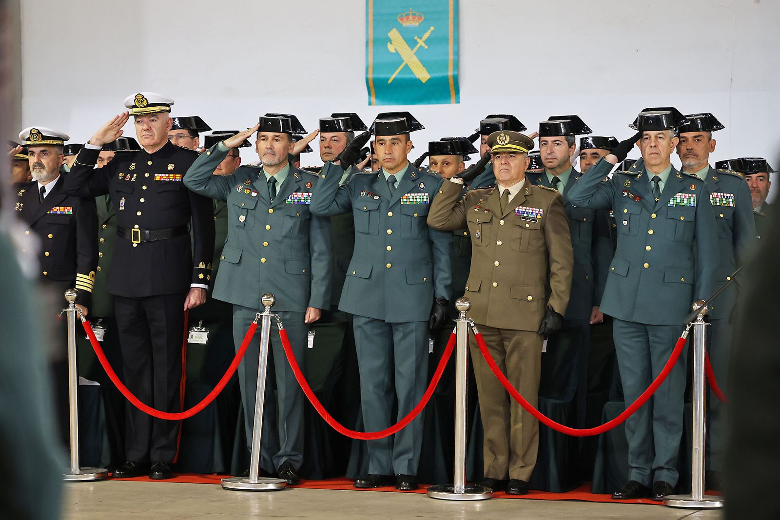 Imágenes de la jura del cargo de Julio Serrano Checa como Jefe de la Comandancia de la Guardia Civil de Huelva