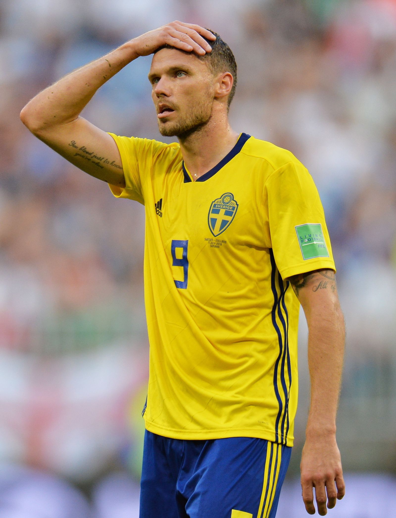 Las imágenes del Suecia-Inglaterra