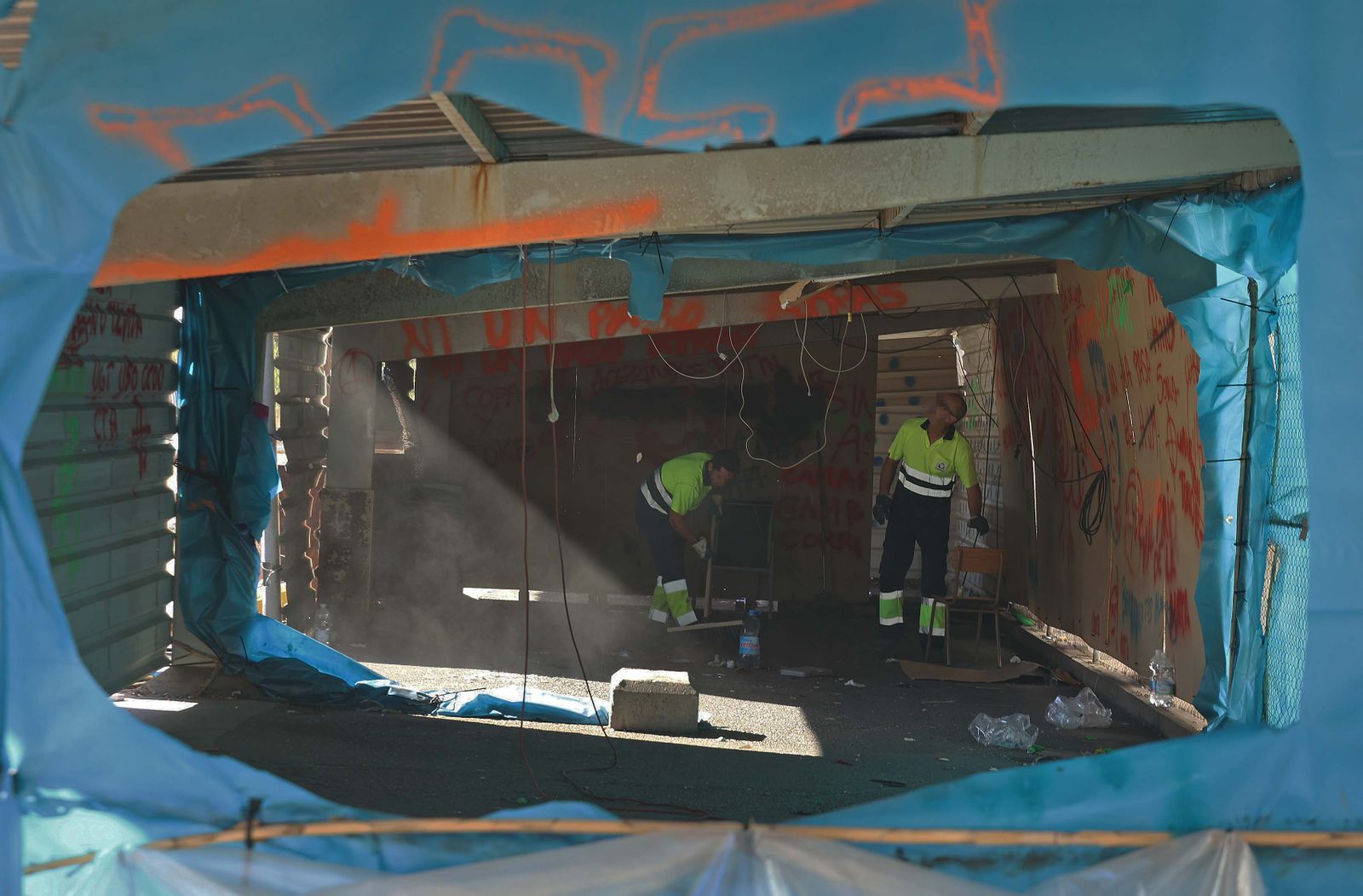 El fin de la huelga de Acerinox, en imágenes