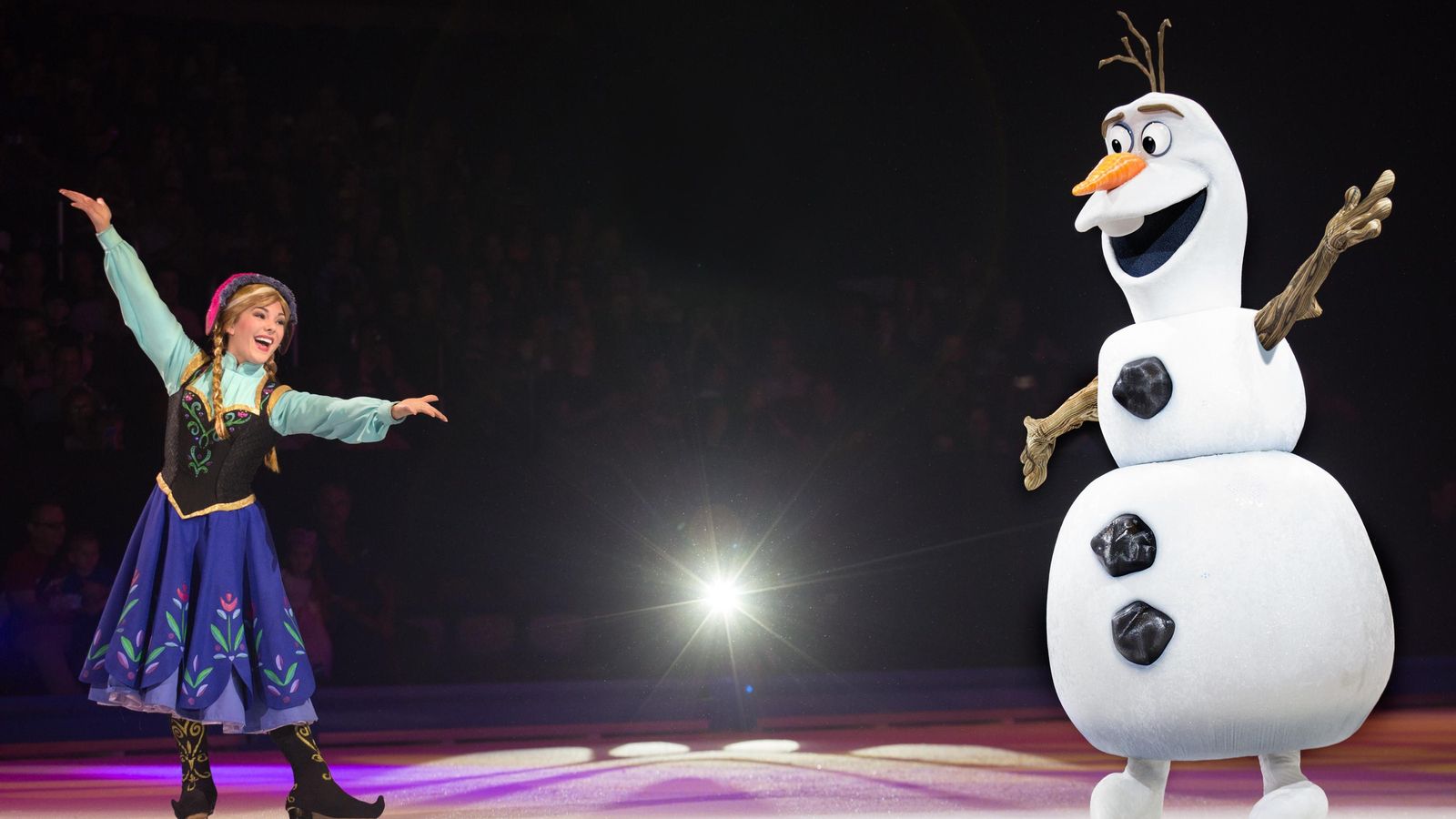 Un instante del espectáculo 'Disney on Ice'