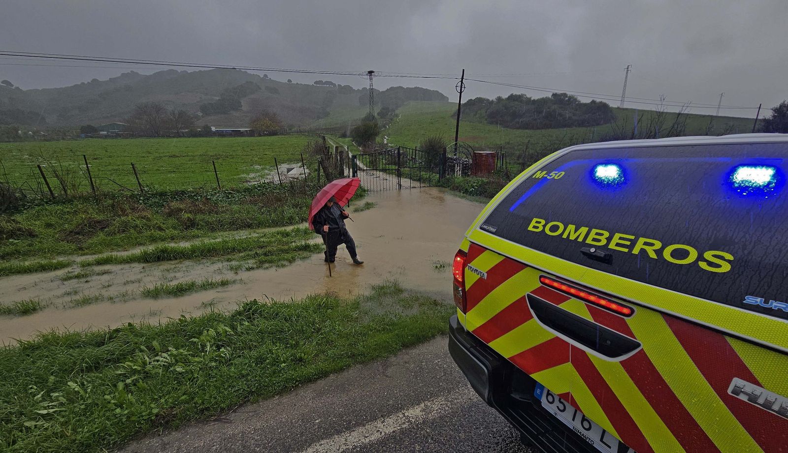 Fotos de las inundaciones y efectos de la borrasca Francis en Los Barrios, Tesorillo y Jimena