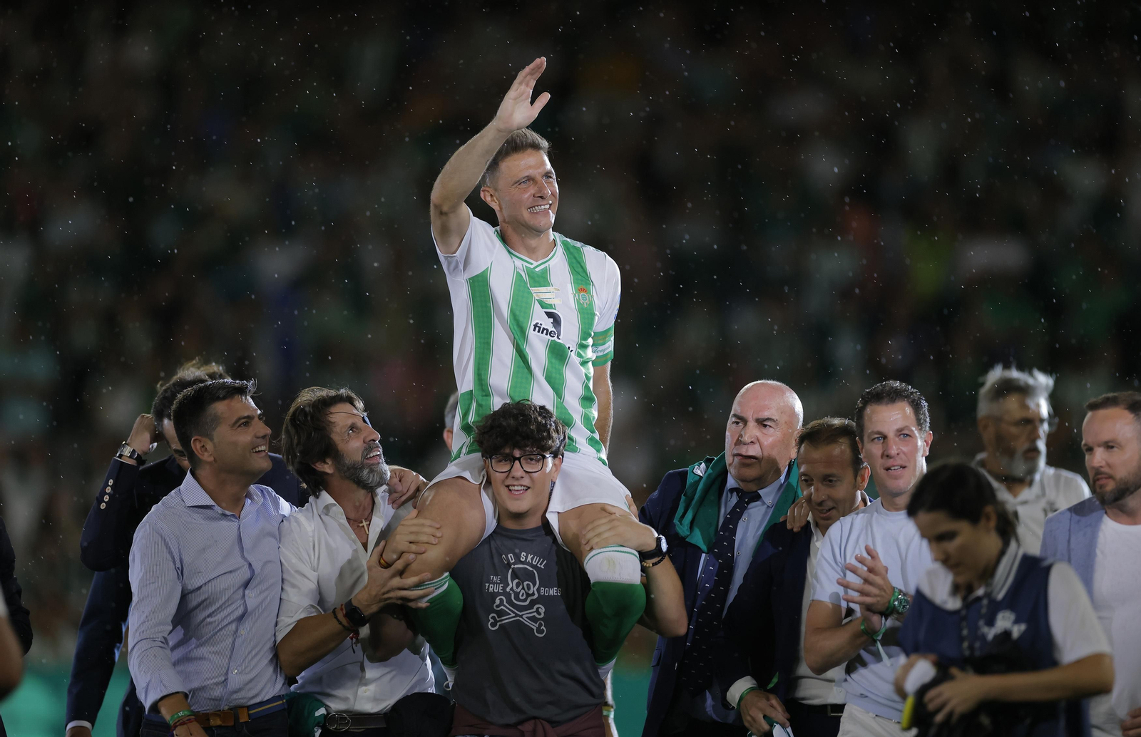 Las imágenes del partido de despedida de Joaquín