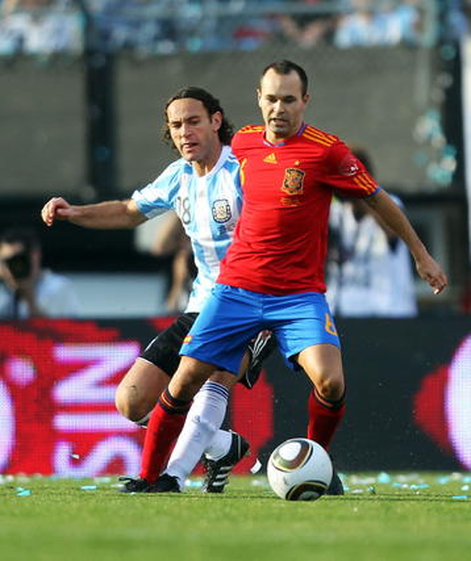 España cae goleada ante Argentina en el Monumental de Buenos Aires. / EFE