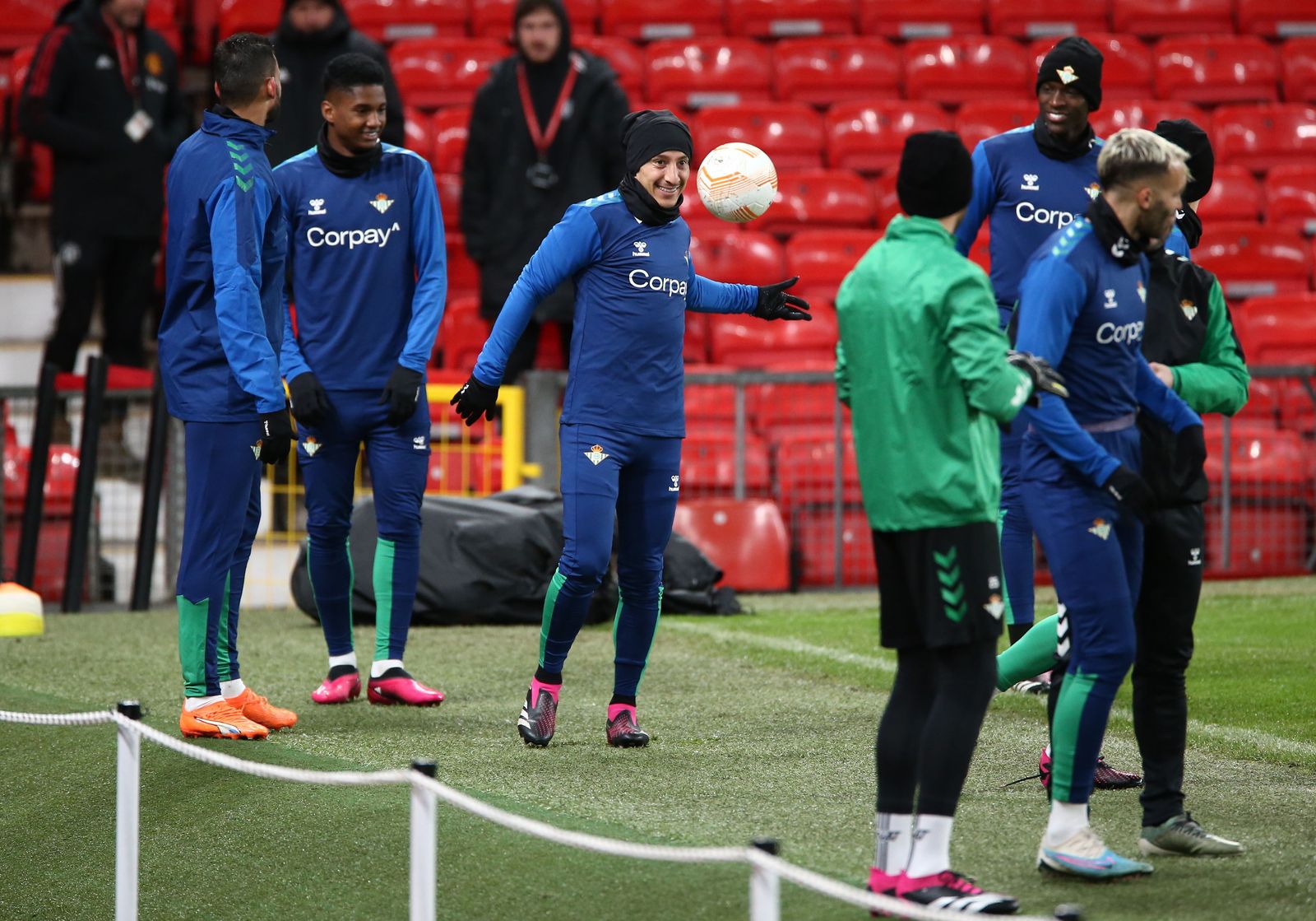 Las fotos previas del Manchester United-Betis