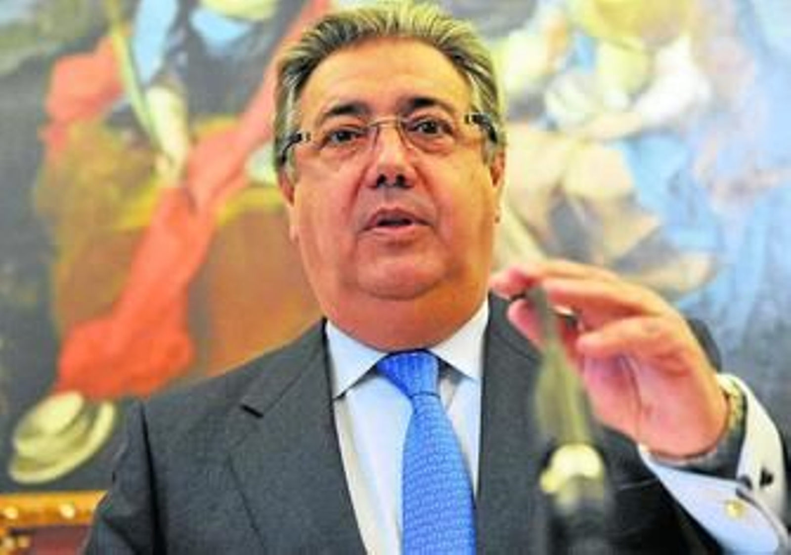 Zoido en mayo, cuando anunció las Medallas de la Ciudad .