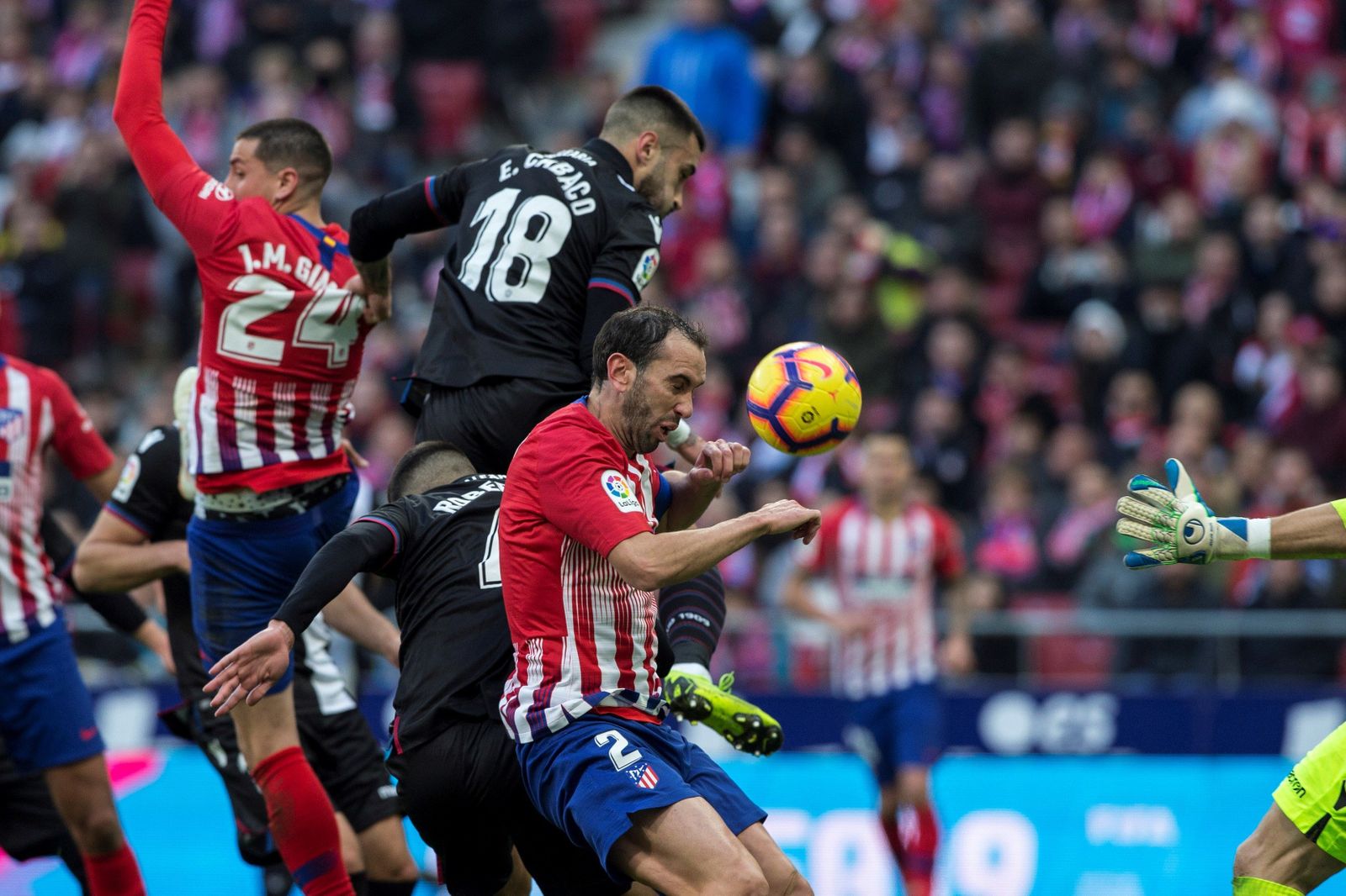 El Atlético de Madrid-Levante, en imágenes