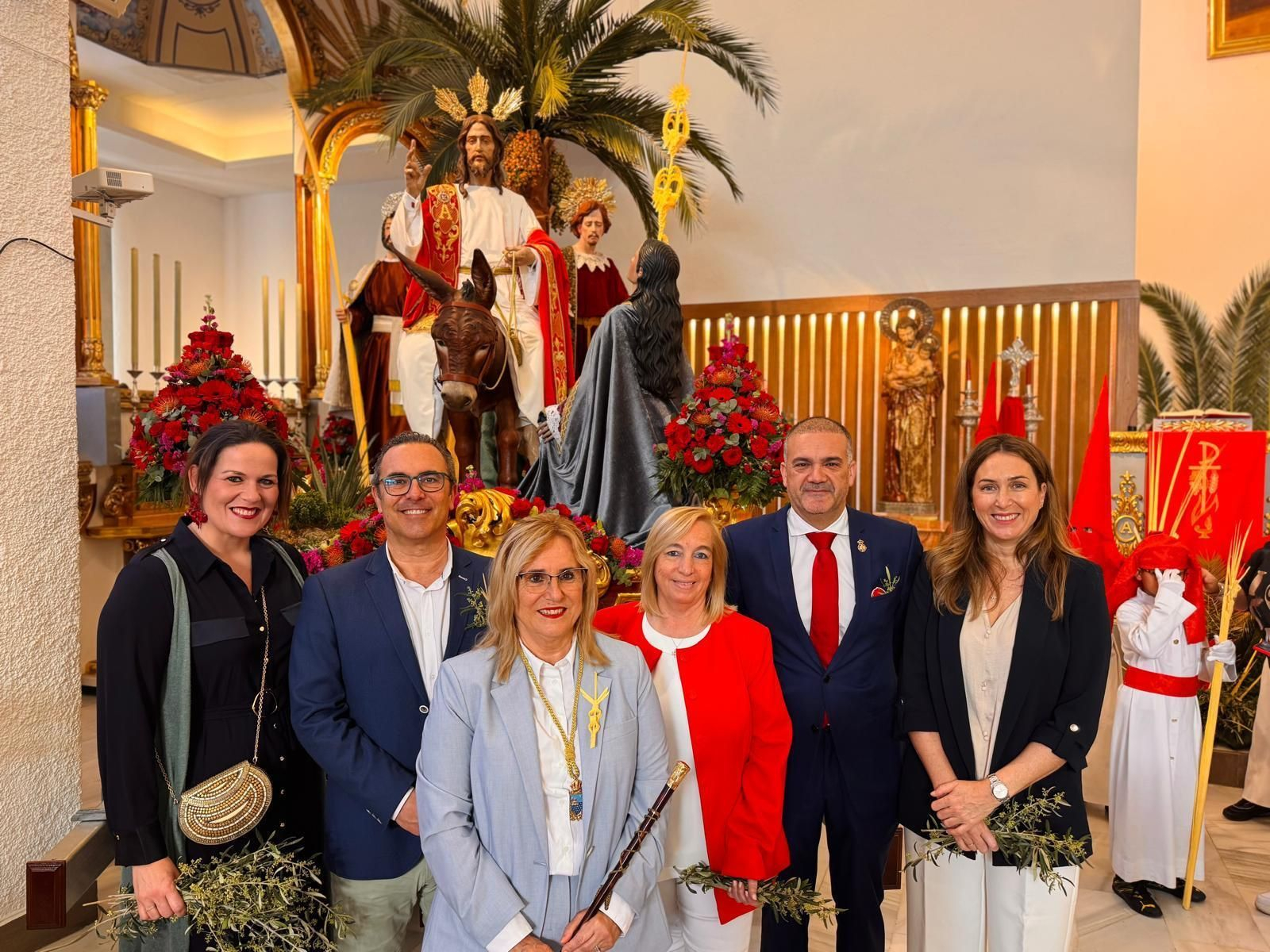 Exaltación en El Boquetillo de Fuengirola con la salida de La Pollinica Exaltación en El Boquetillo de Fuengirola con la salida de La Pollinica