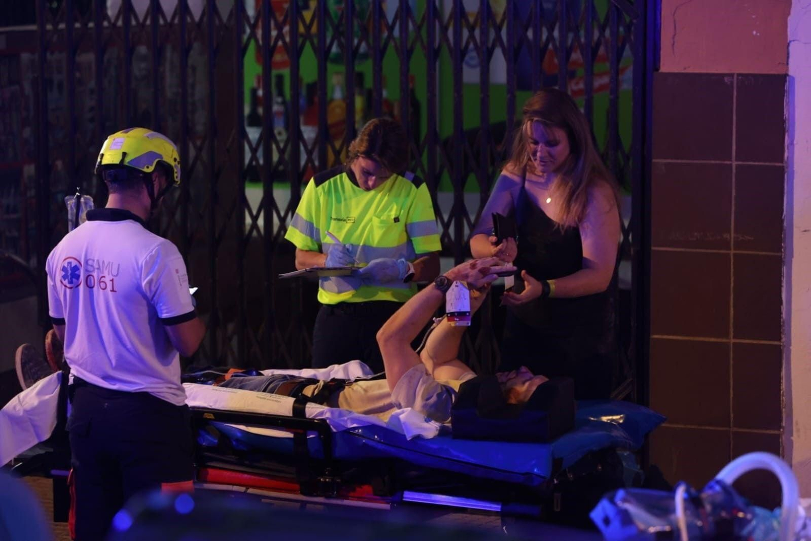 Las imágenes del derrumbe del restaurante en Palma