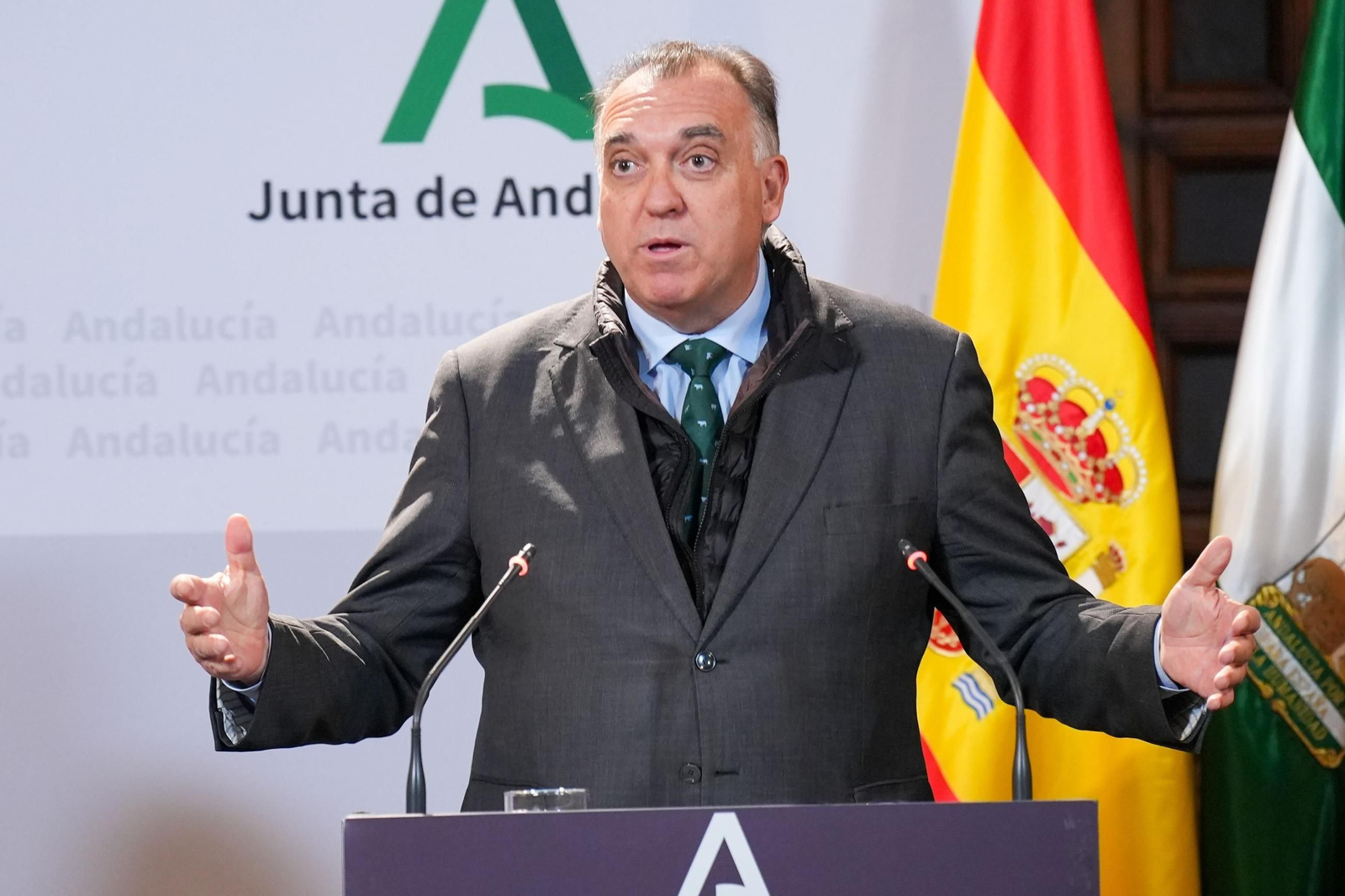 Arturo Bernal presenta la estrategia de Acción Exterior de la Junta para los próximos cinco años.