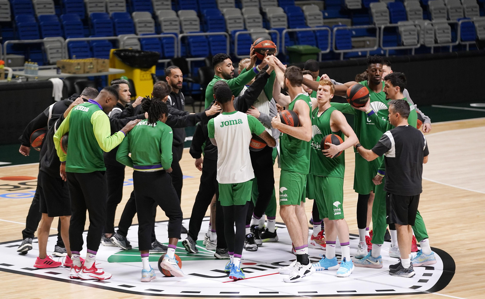 Las imágenes del entrenamiento de este viernes