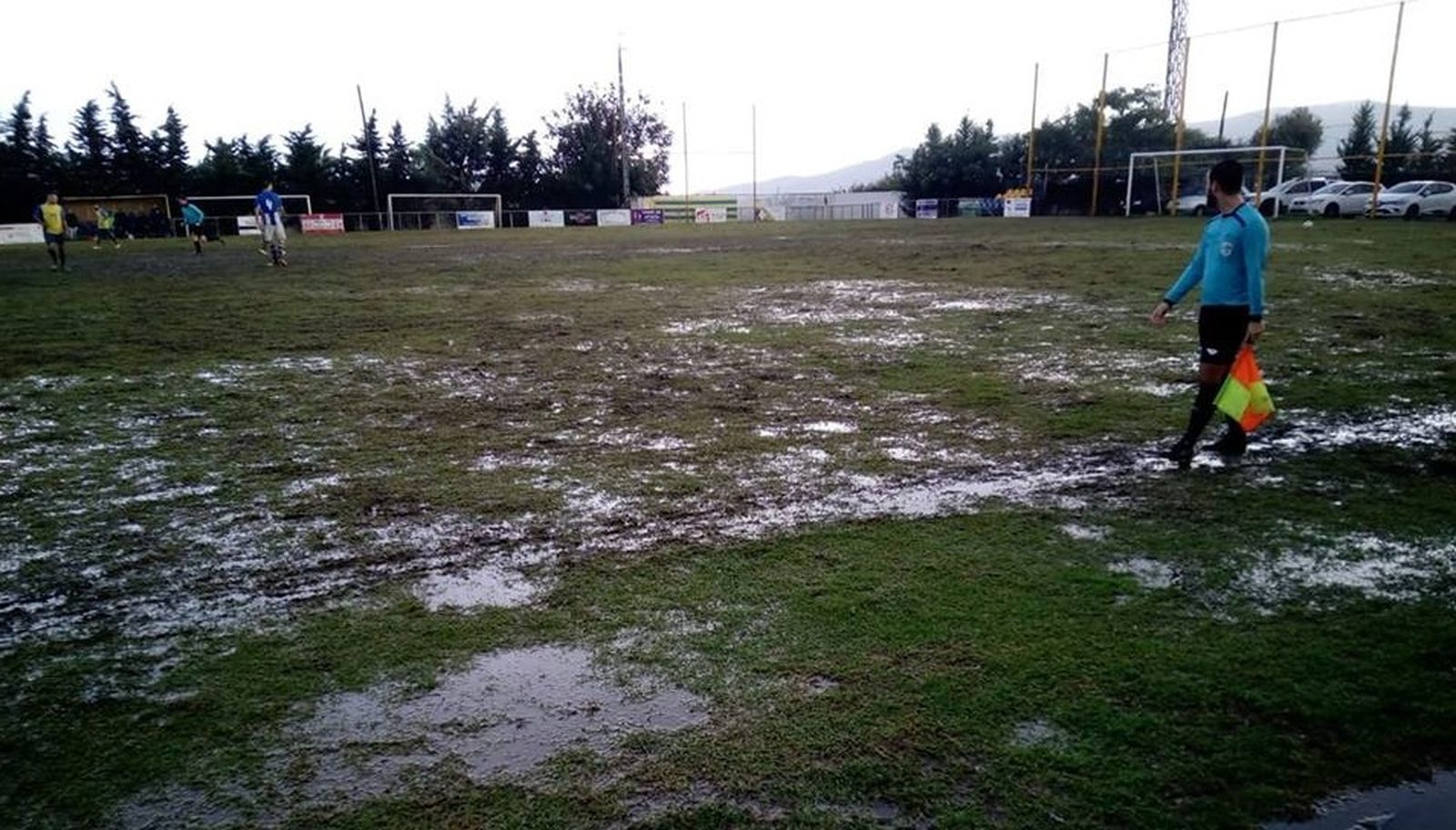 El Municipal de La Era estaba en impracticables condiciones.