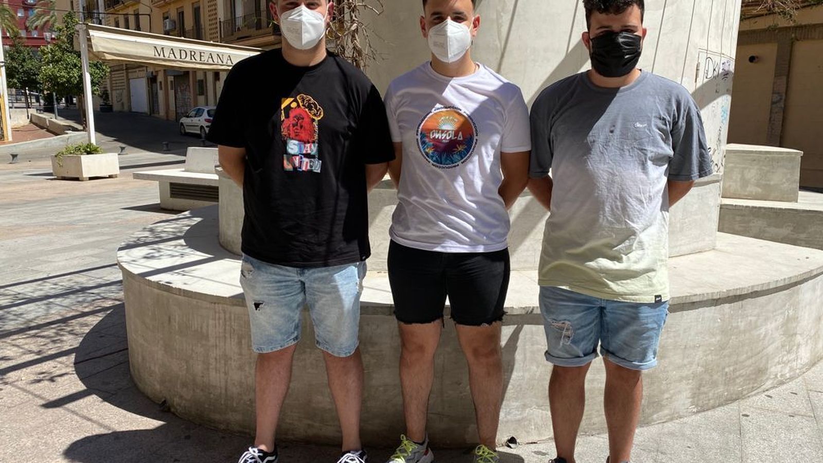 Joaquín Soler, Carlos Satué y Ángel Méndez, promotores de 'Onsola Fest'