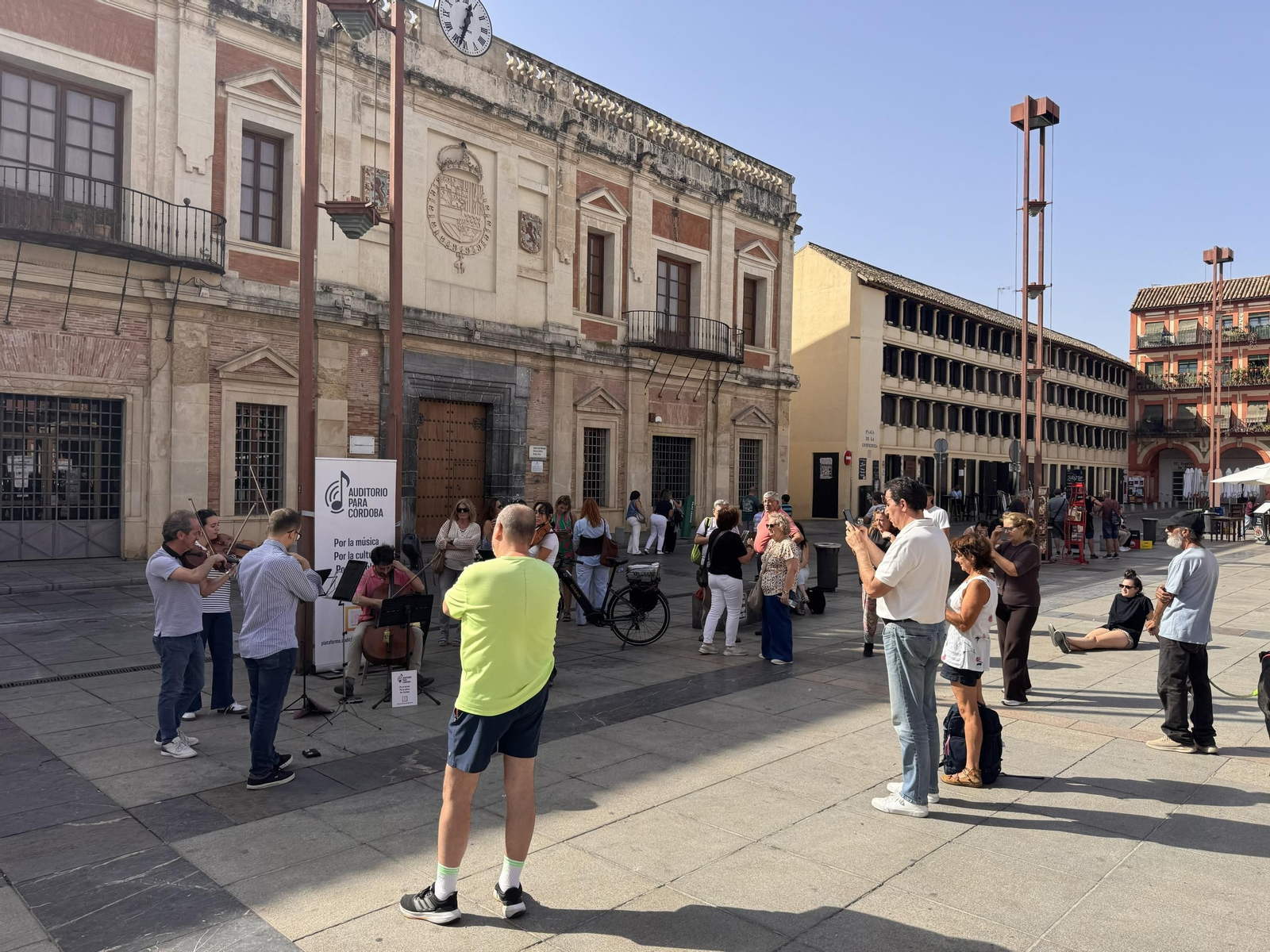 Concierto reivindicativo en la plaza de la Corredera por un auditorio para Córdoba.