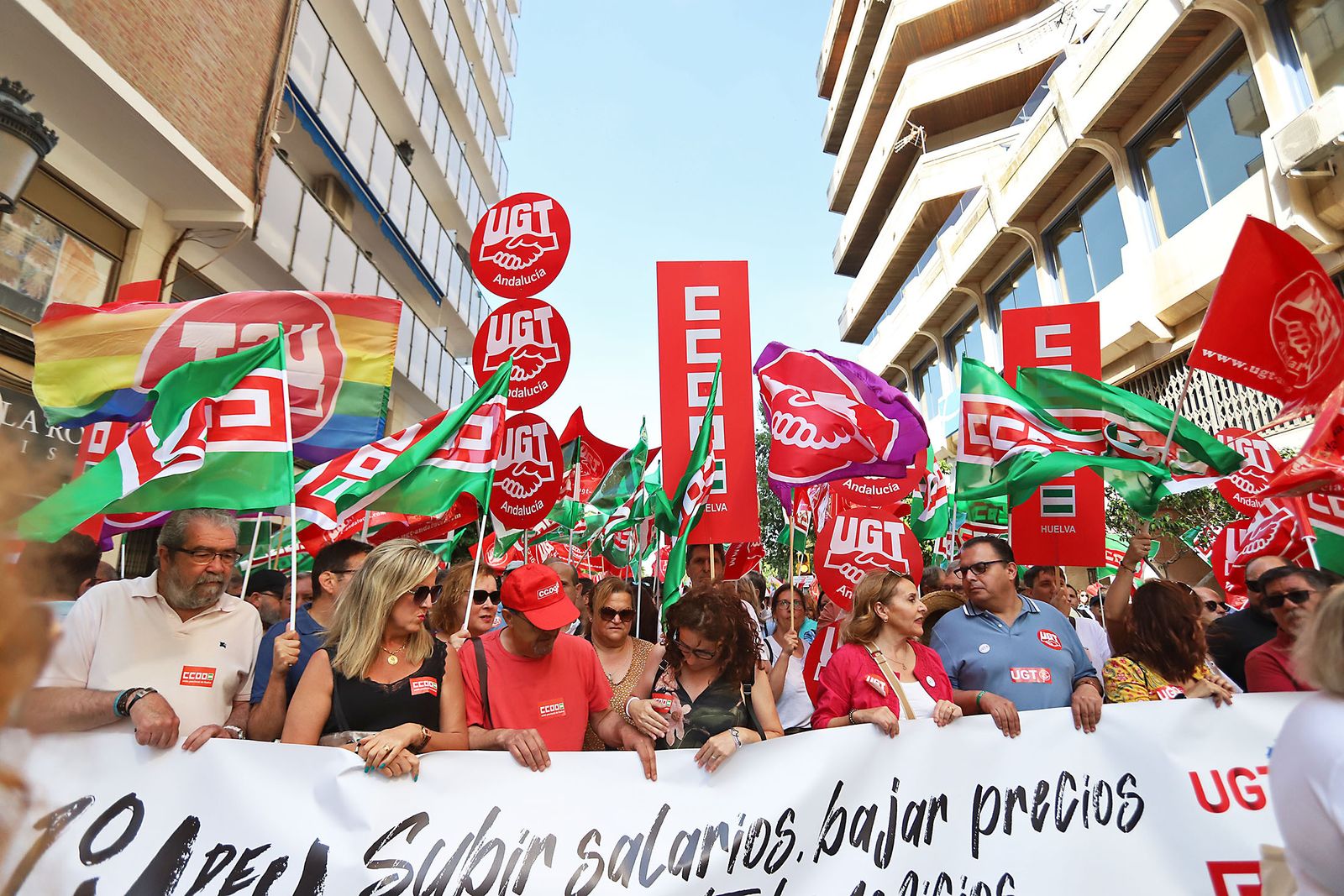 Imágenes de la Manifestación por el Día del Trabajador 2023 en Huelva