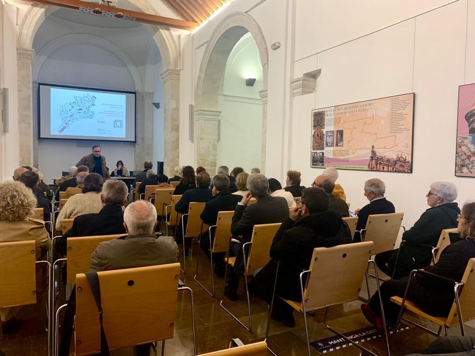 Una imagen del encuentro celebrado en la Ermita de Santa Clara.