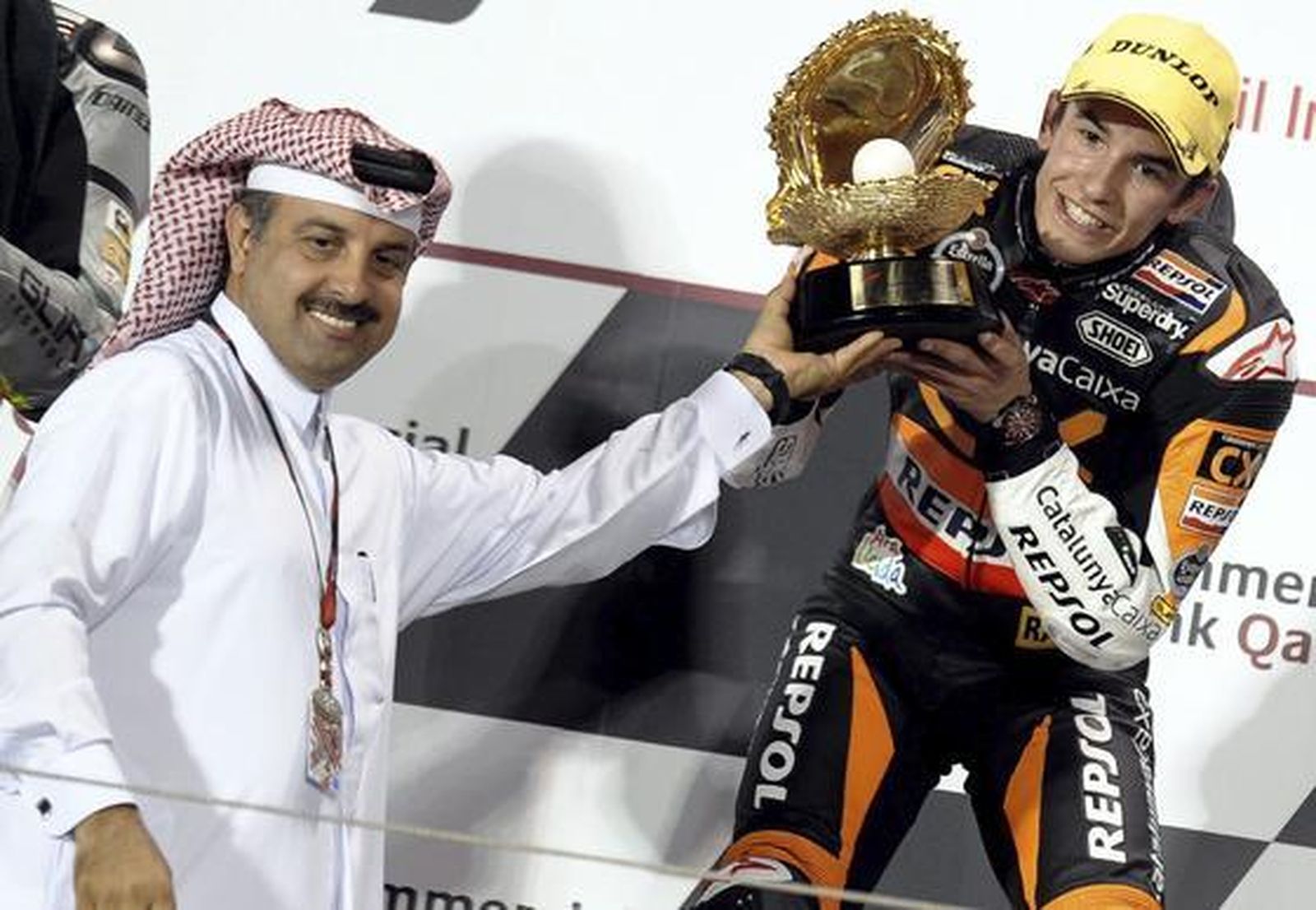 Marc Márquez, vencedor del GP de Qatar de Moto2.  Foto: EFE