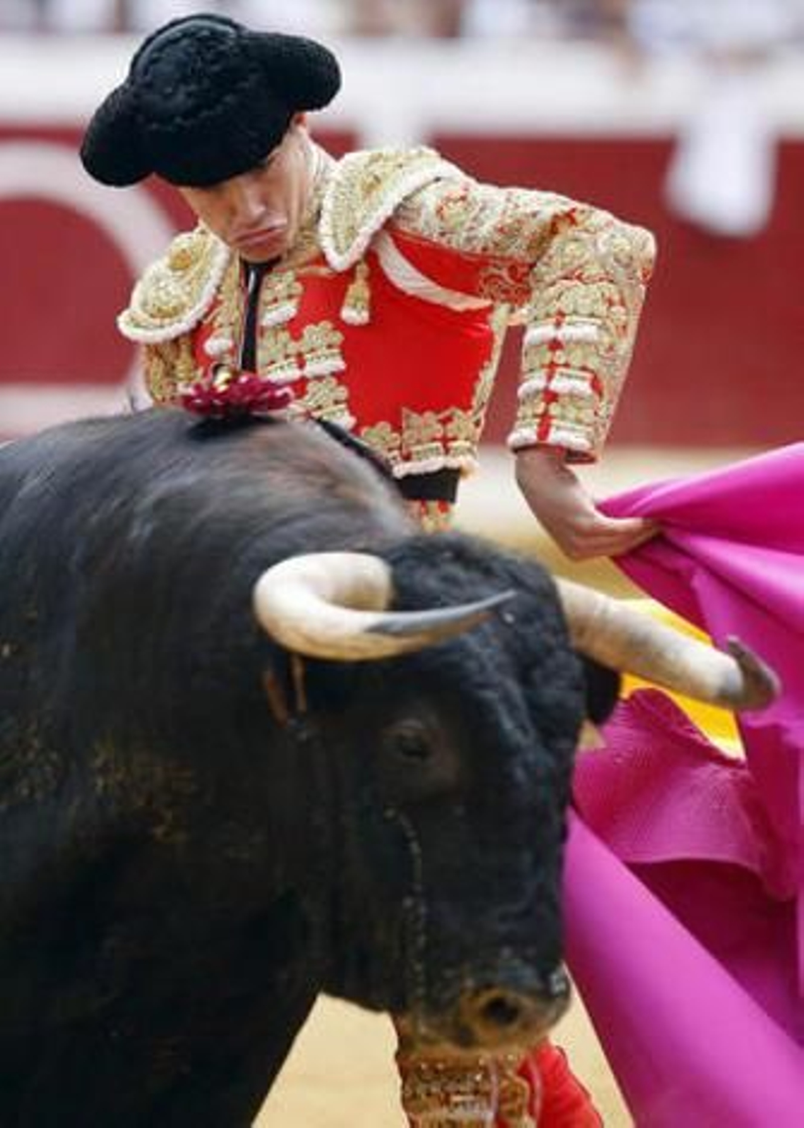 Luque, ayer en San Sebastián.