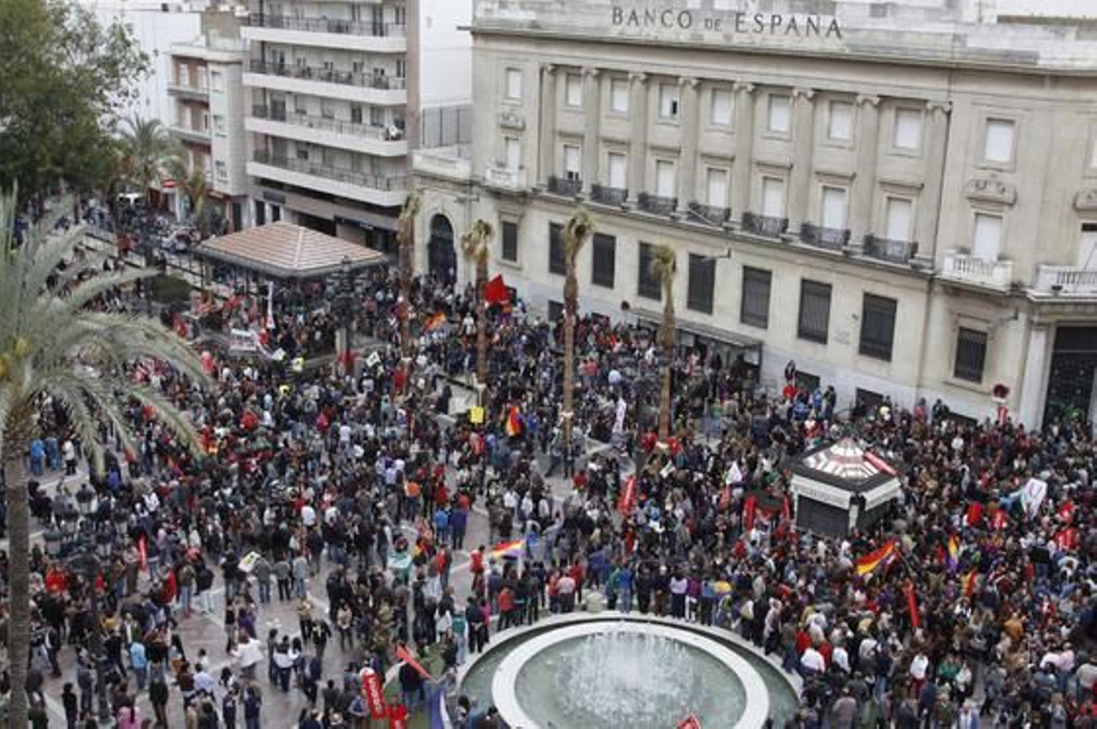 Las imágenes de la huelga general en Huelva