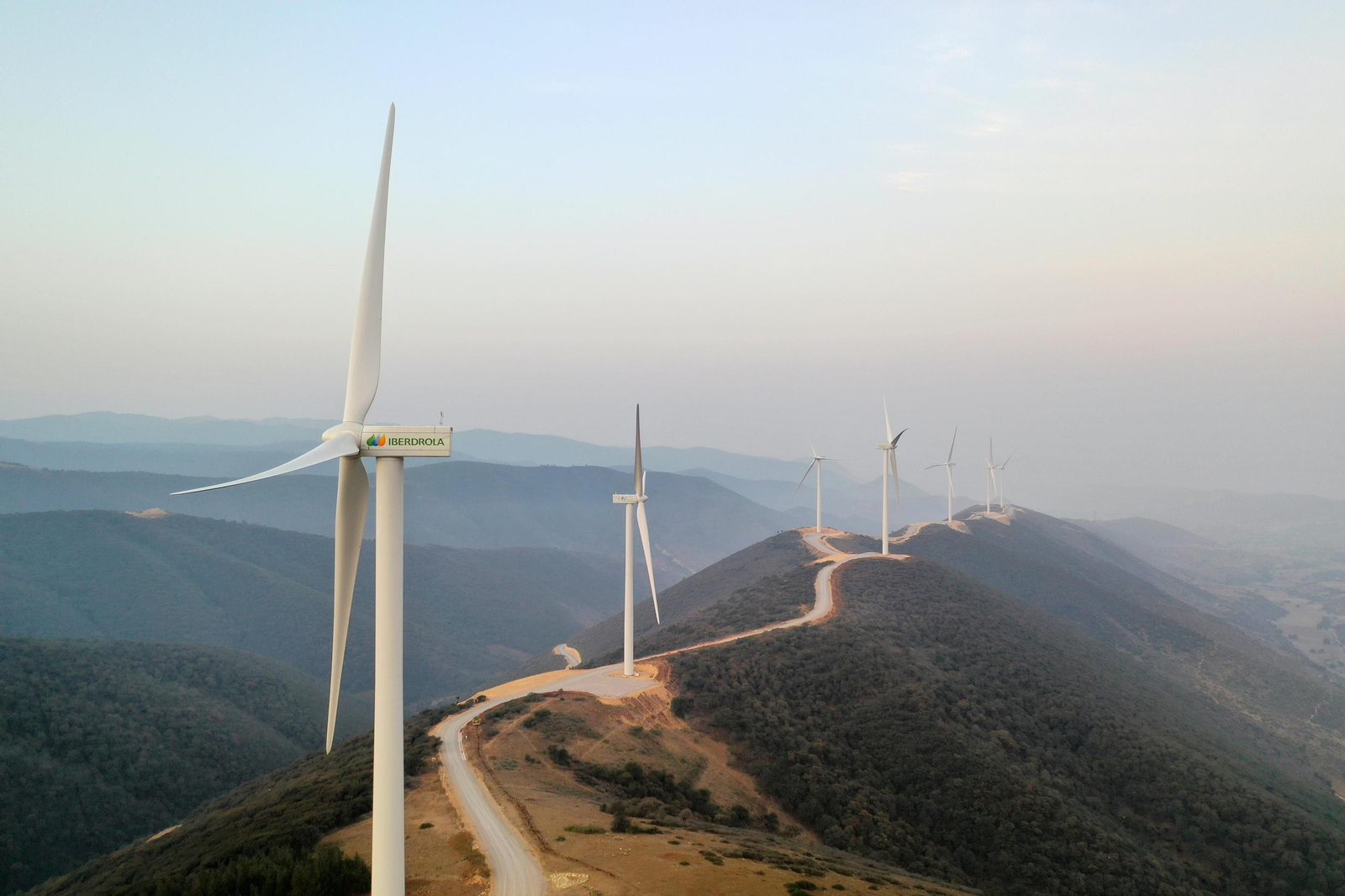 Parque eólico en el Andévalo onubense
